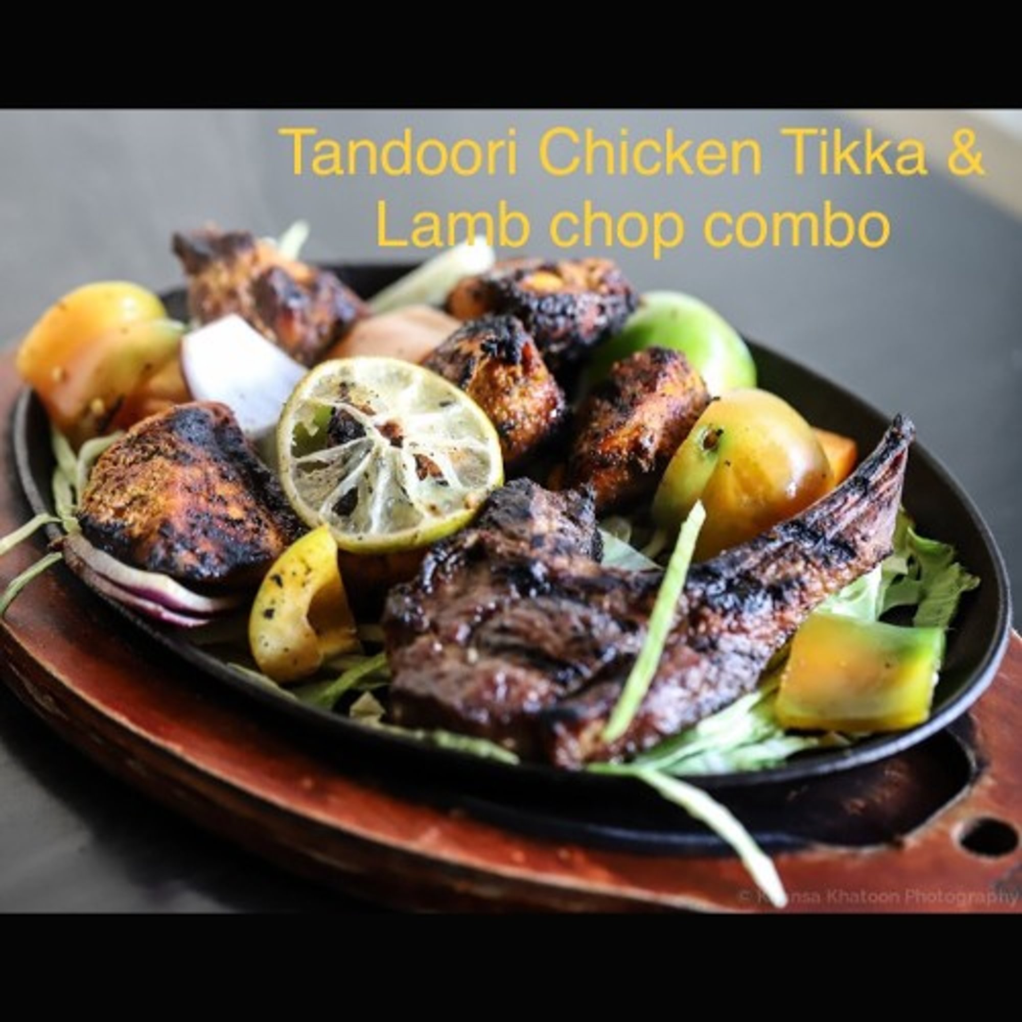 Tandoori Chicken Tikka, Lamb Tikka & 1pc Lamb Chop Combo