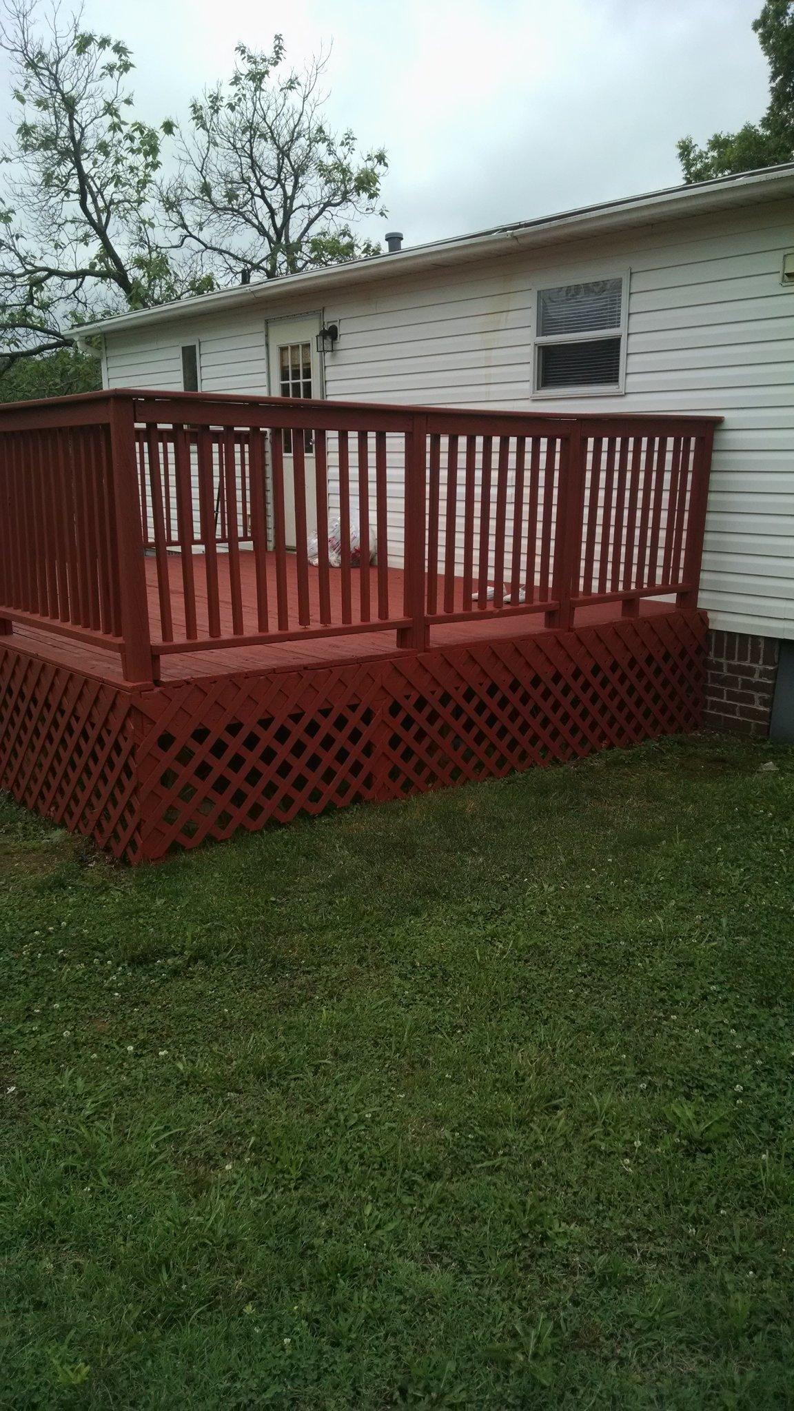 This was an existing deck that needed some TLC from M&M 