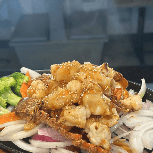 Twin Lobster Tails Teriyaki