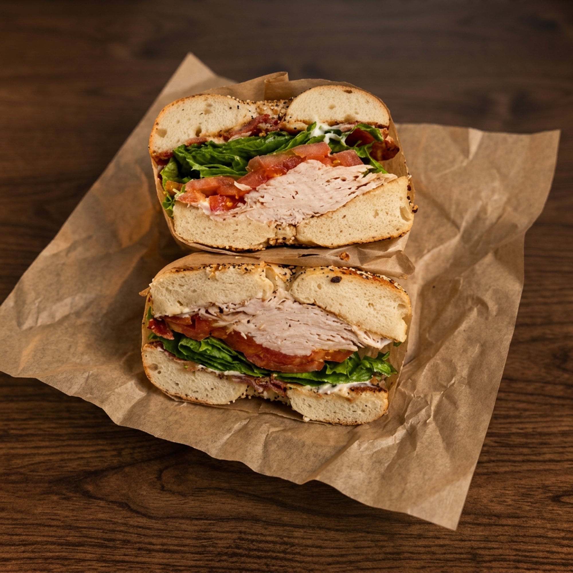 Turkey Bacon Tomato Bagel