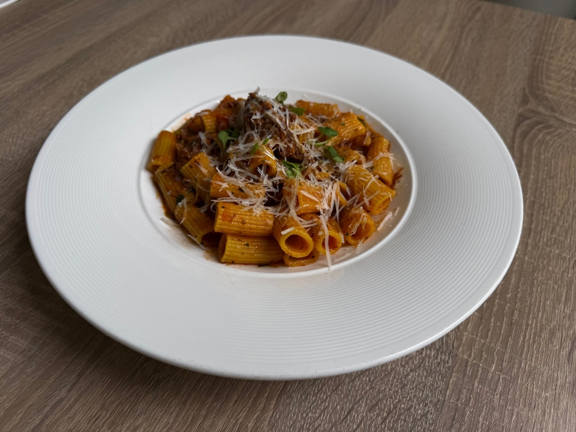 RIGATONI with Meat Ragu
