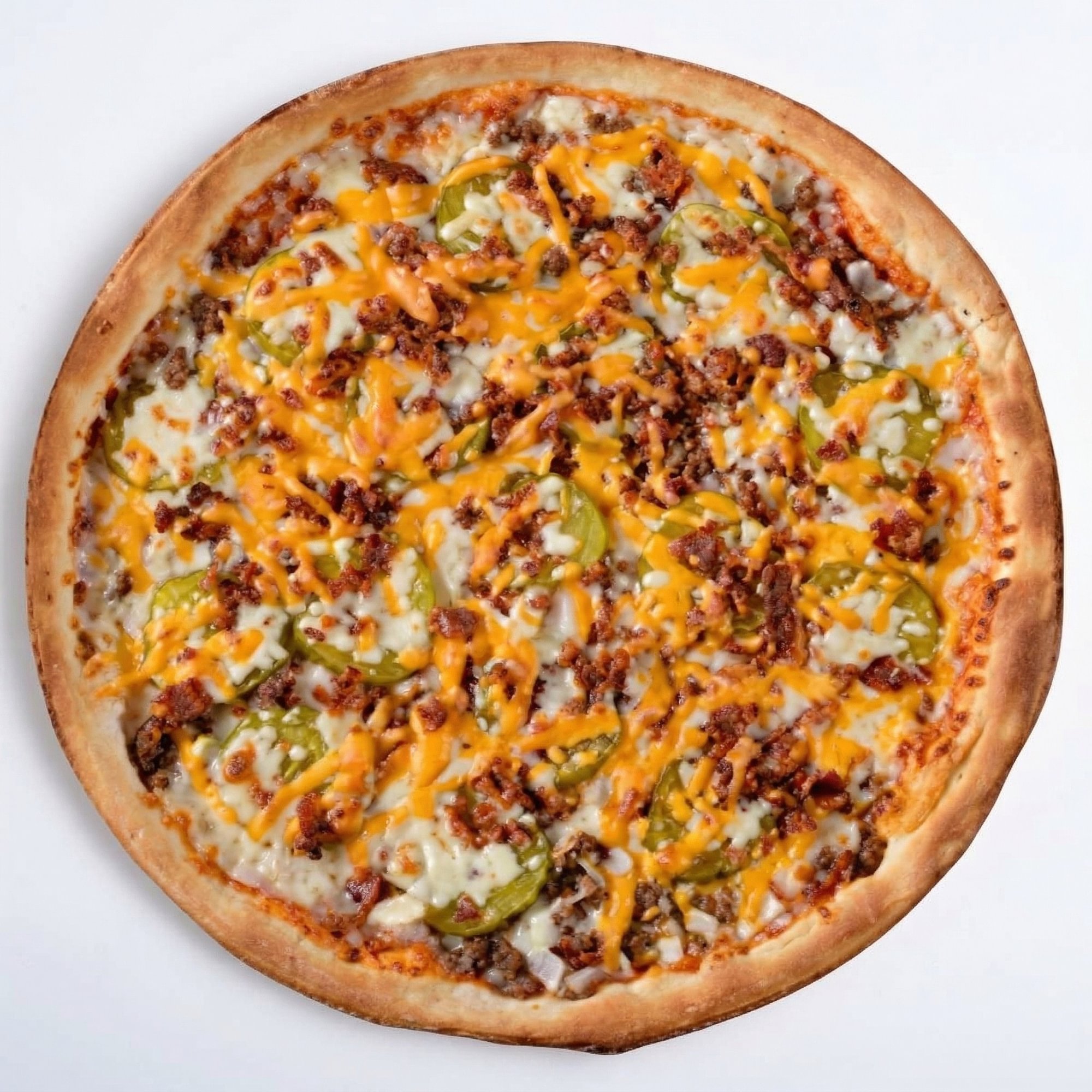 Bacon Cheeseburger Pizza