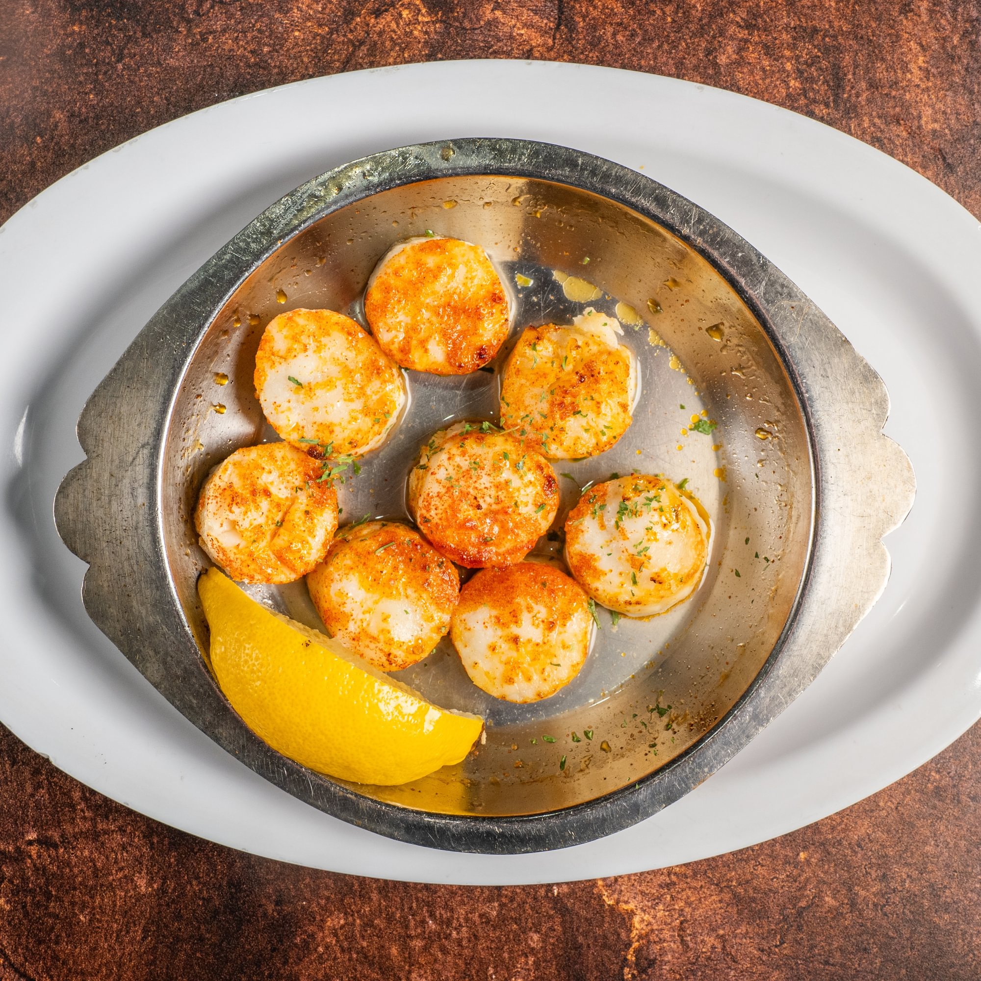 Broiled Scallops