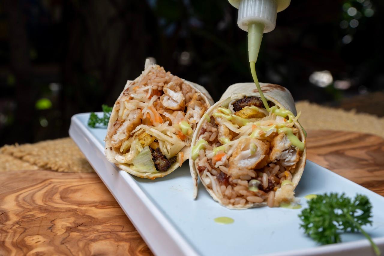 Fried Grouper Wrap