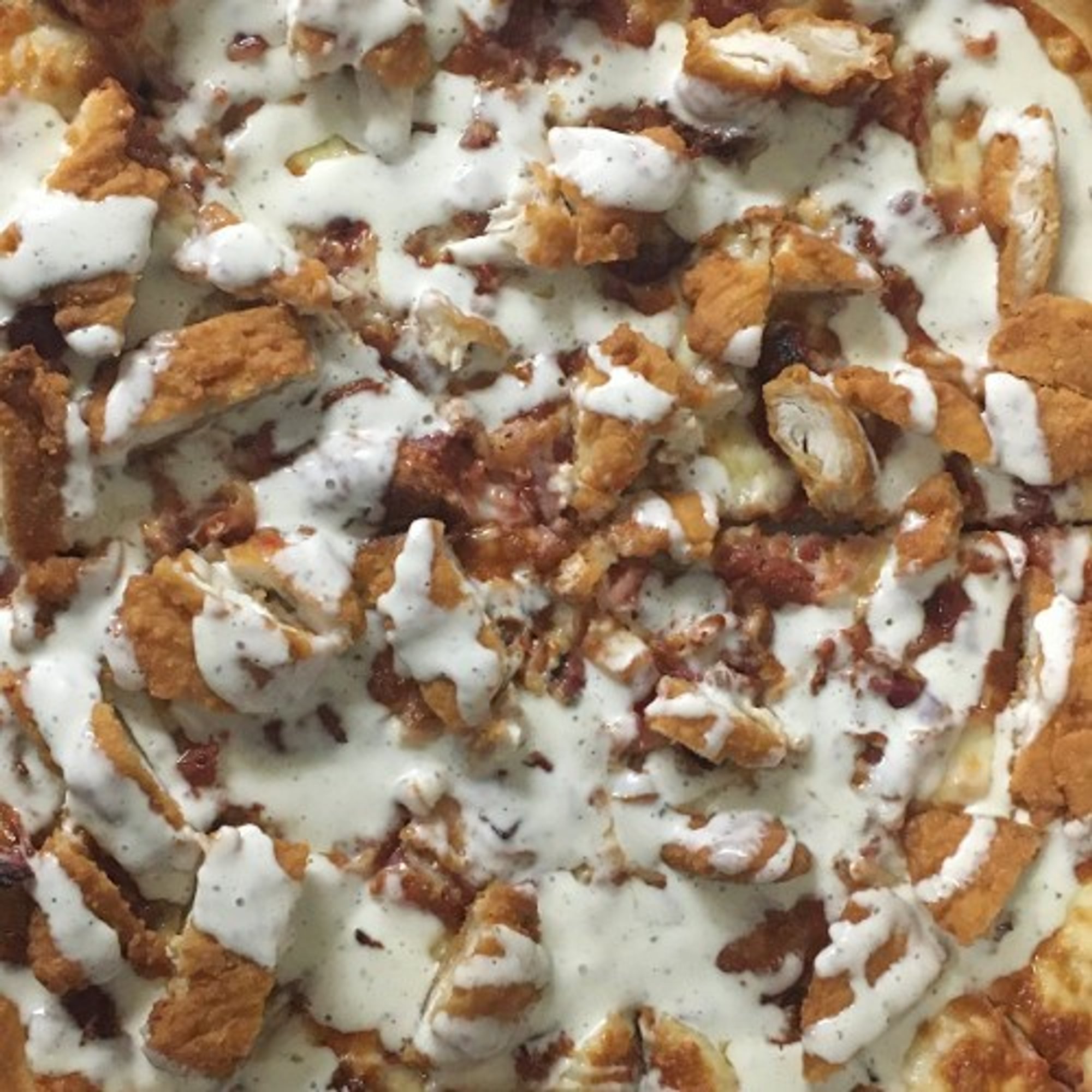 Chicken Bacon Ranch Pizza