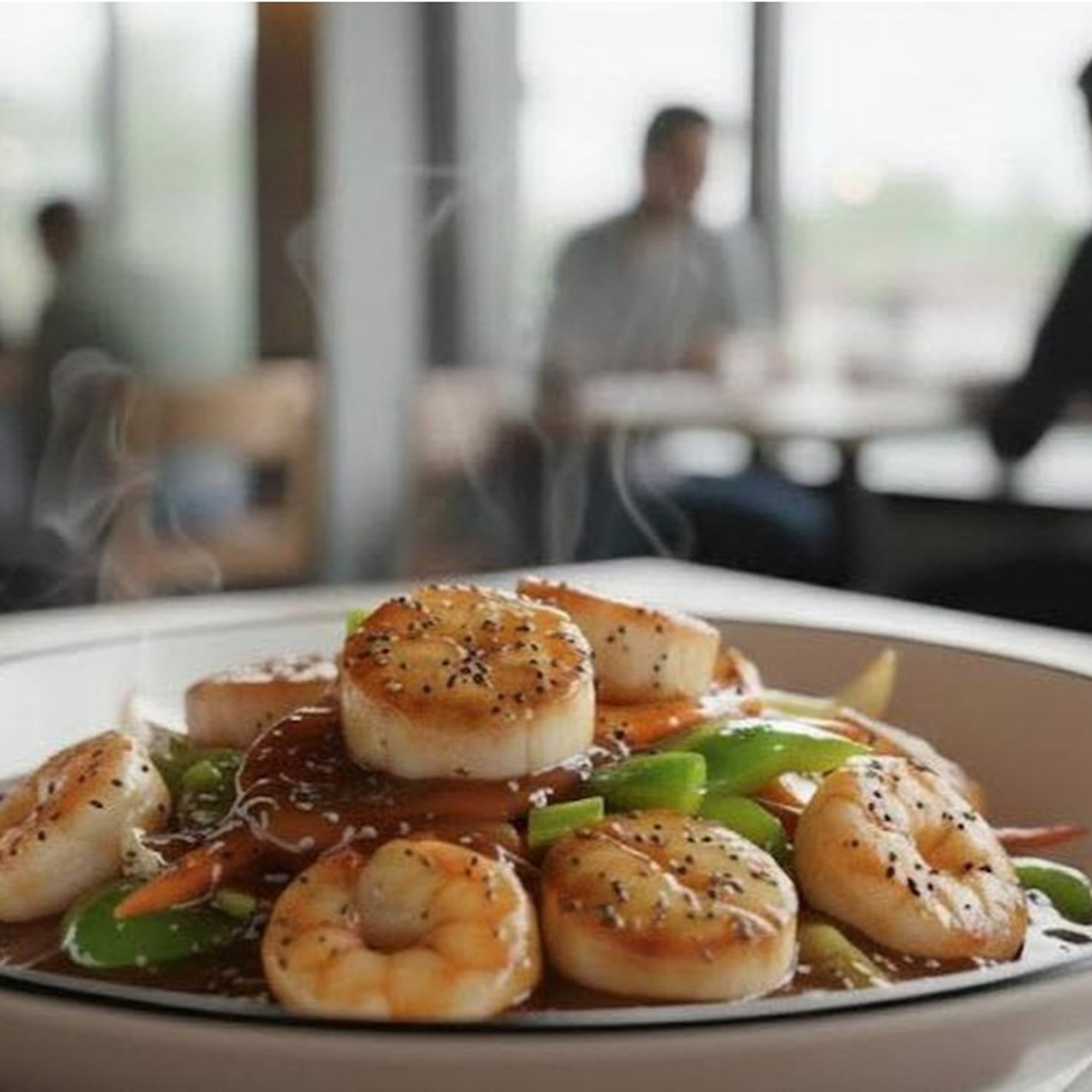 Lunch Black Pepper Scallop Shrimp