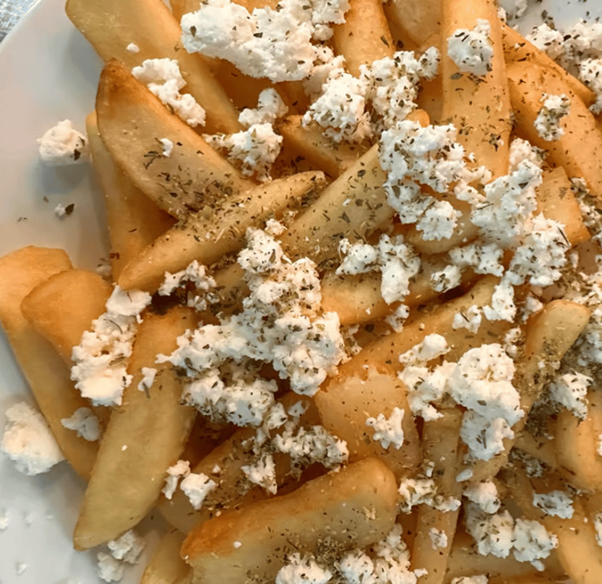 Large Greek Fries (double fry) !!!