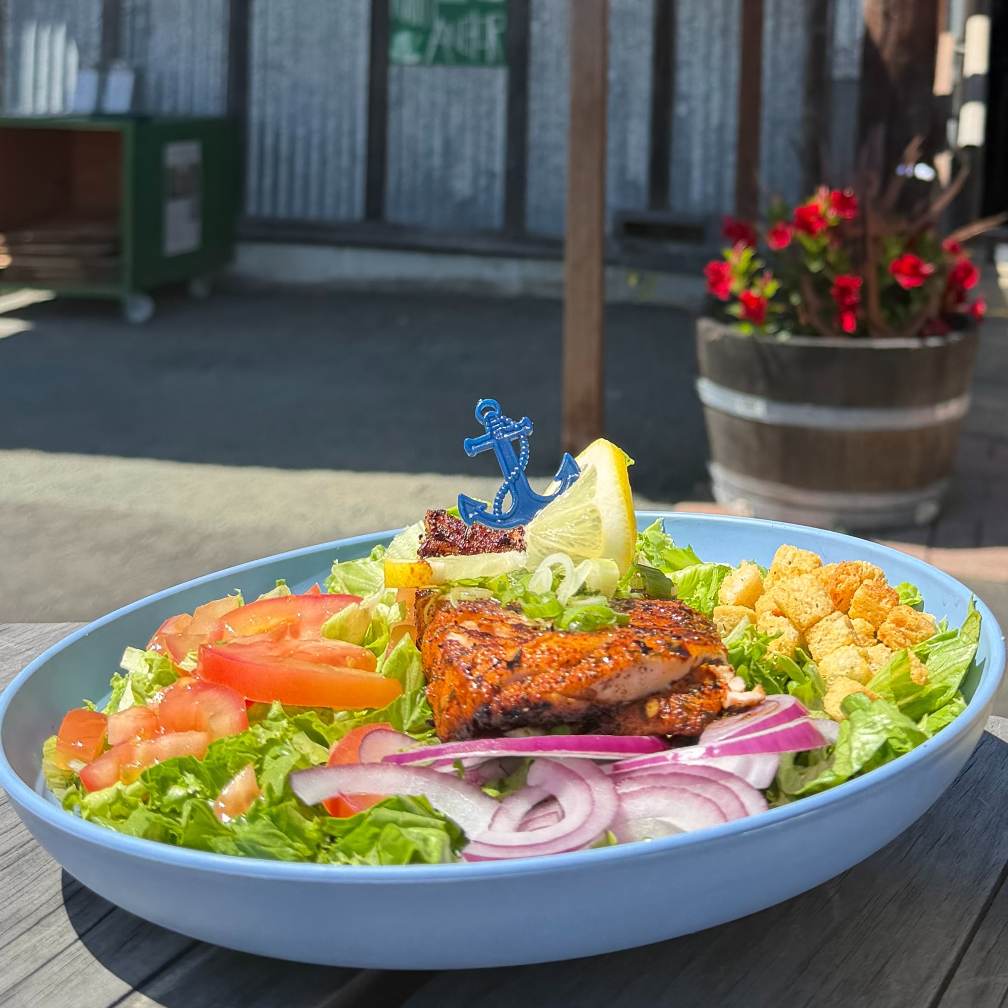 Blackened Salmon Salad