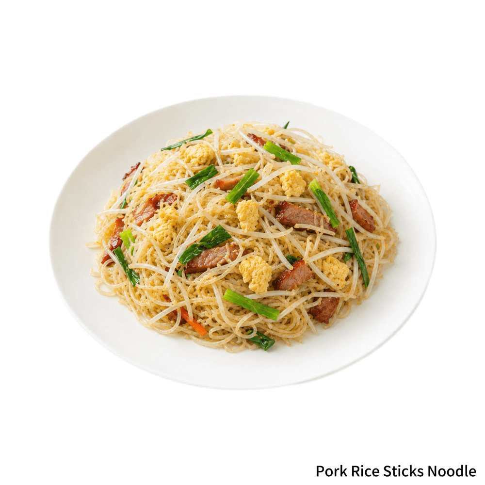 Roast Pork Rice Sticks Noodles
