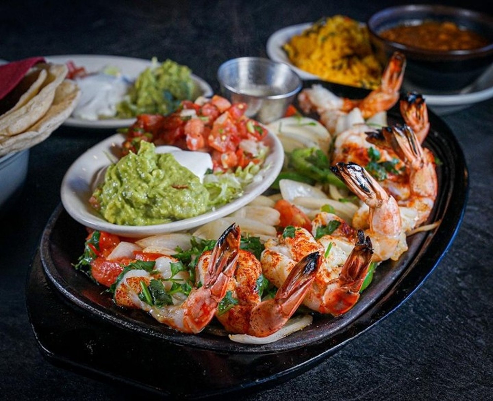 Camarones Diablo Fajitas