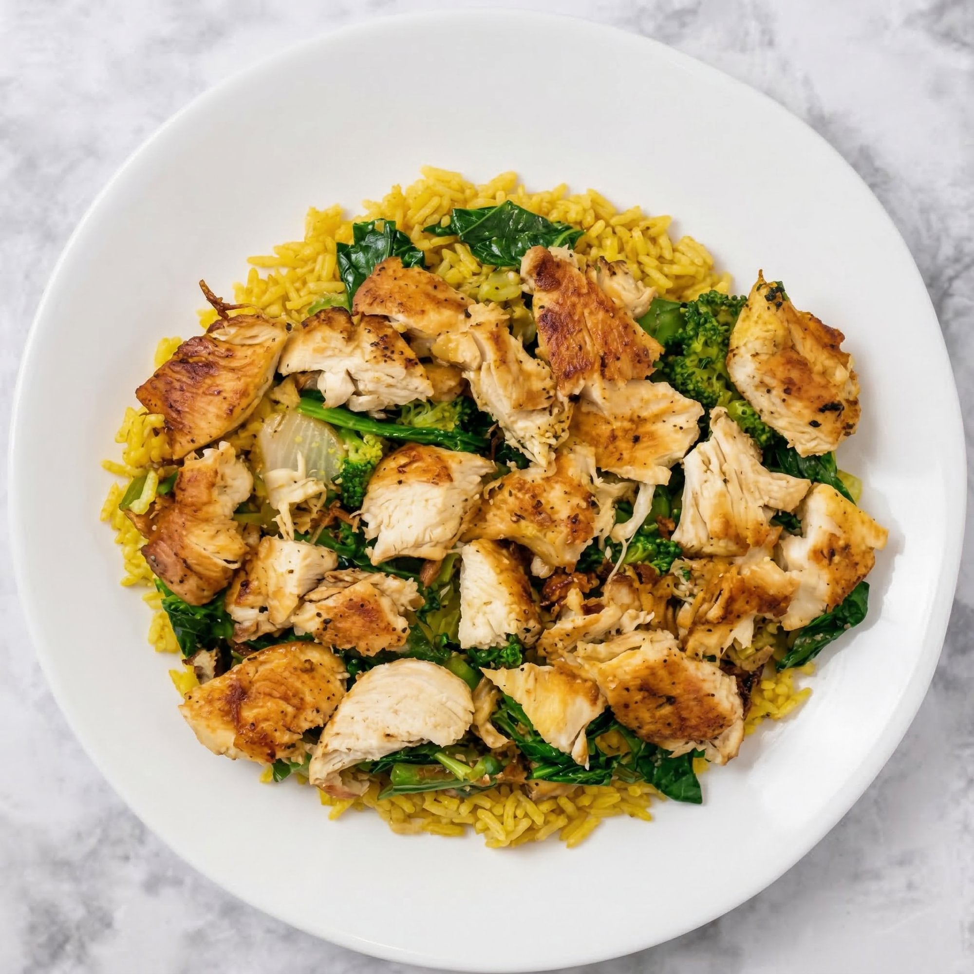 Grilled Chicken Over Rice