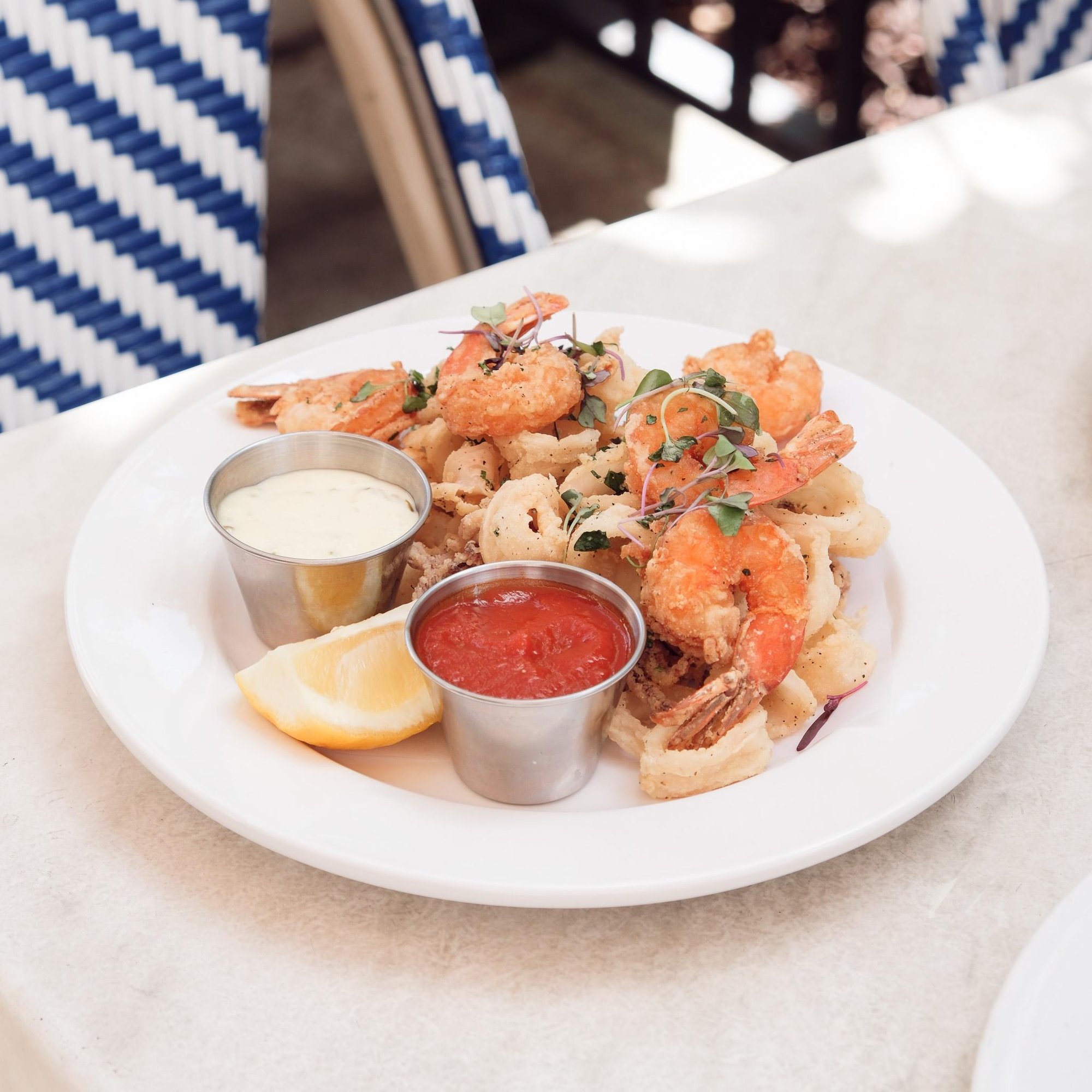 Fried Calamari and Shrimp