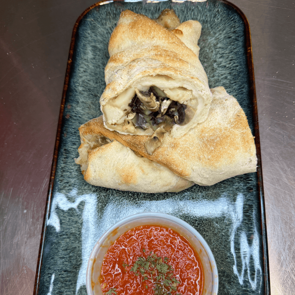 Chicken Marsala Pizza Roll