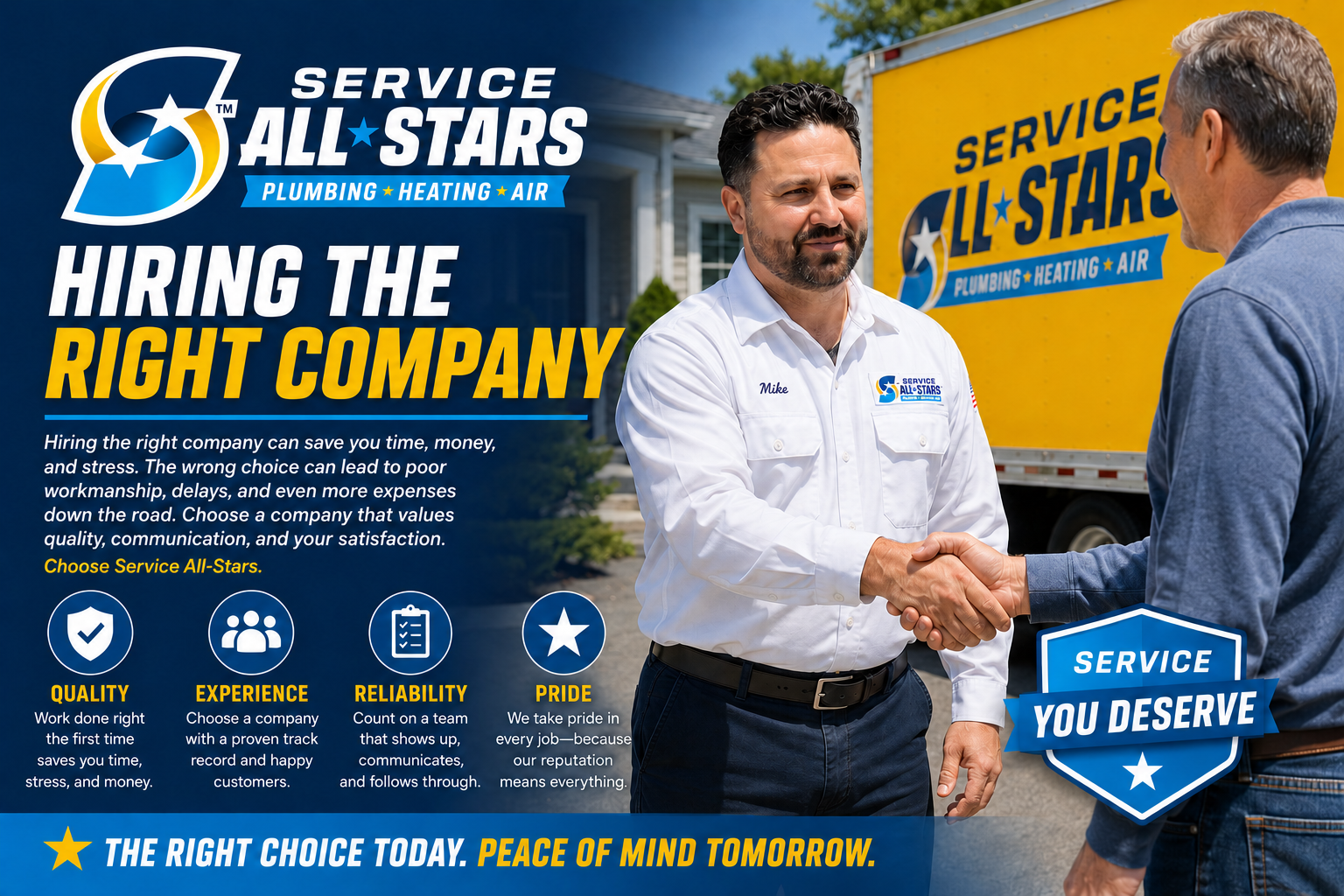 Service All-Stars Plumbing Heating and Air Comfort Image