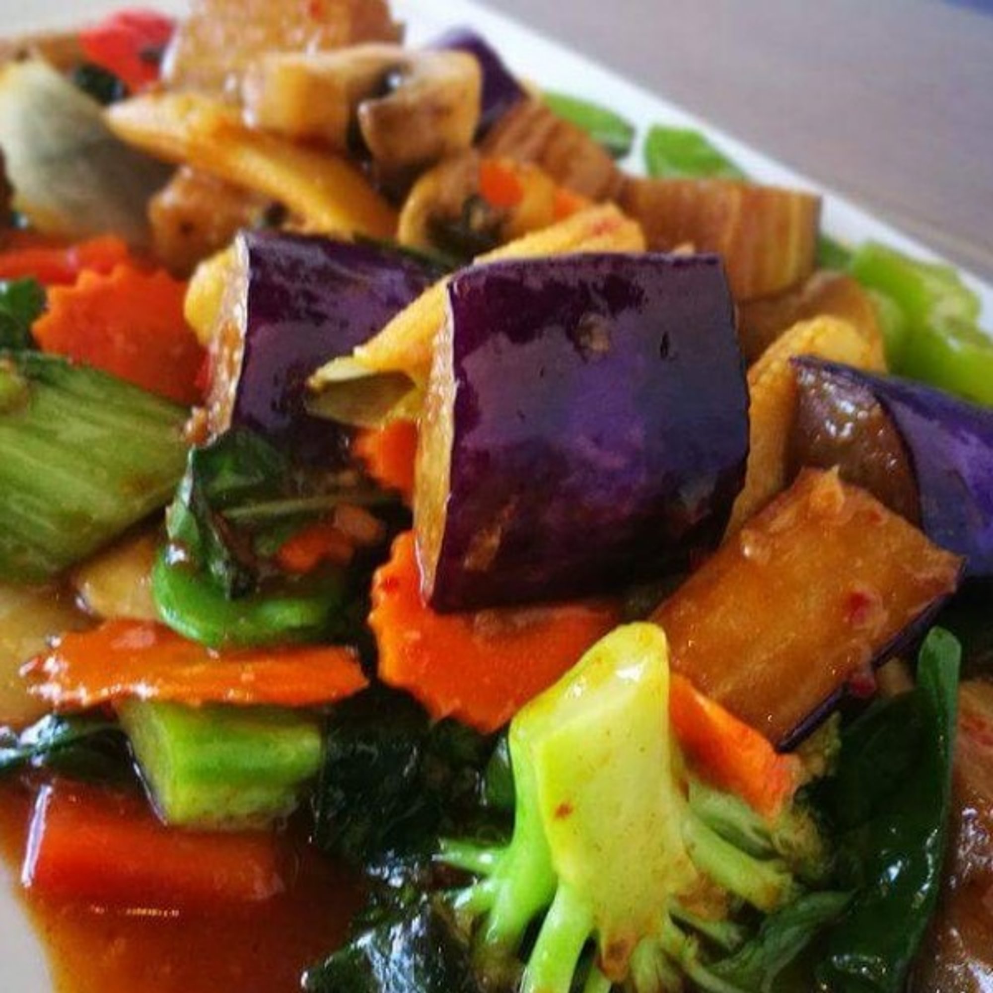 Eggplant with Thai Basil