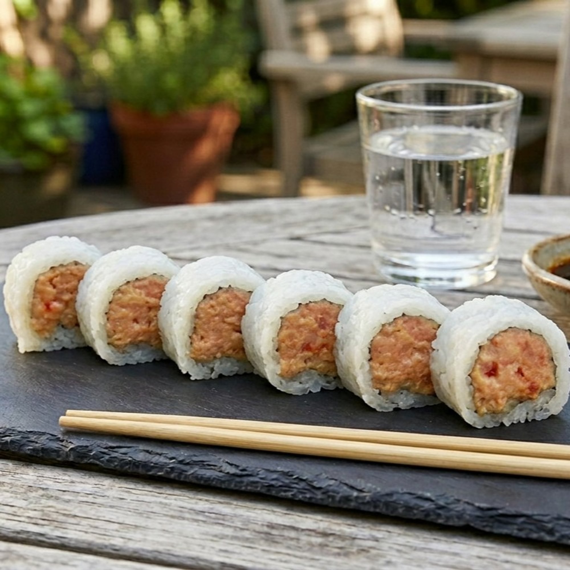 Spicy Yellowtail Crunch Roll