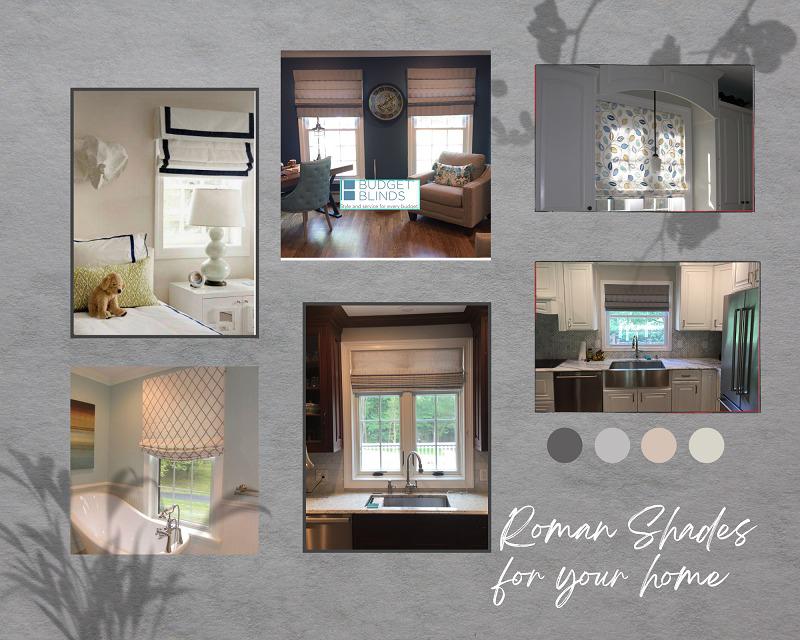 Want to see some great looks we did for homes in your neighborhood? Check out this gallery! Each image features our beautiful Roman Shades!
