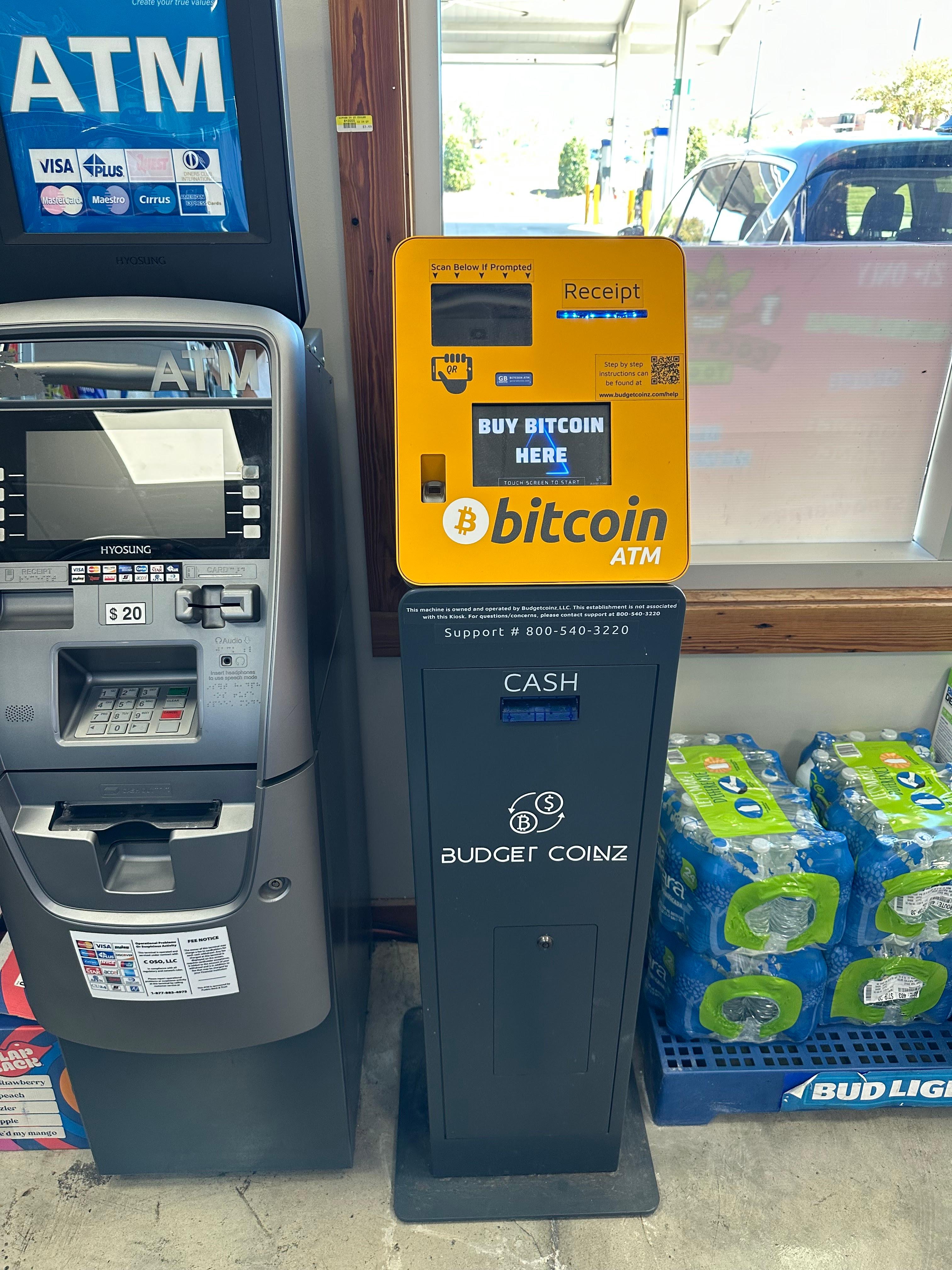BudgetCoinz Bitcoin ATM Image