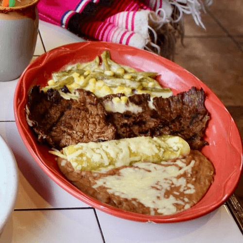 Steak a la Tampiquena