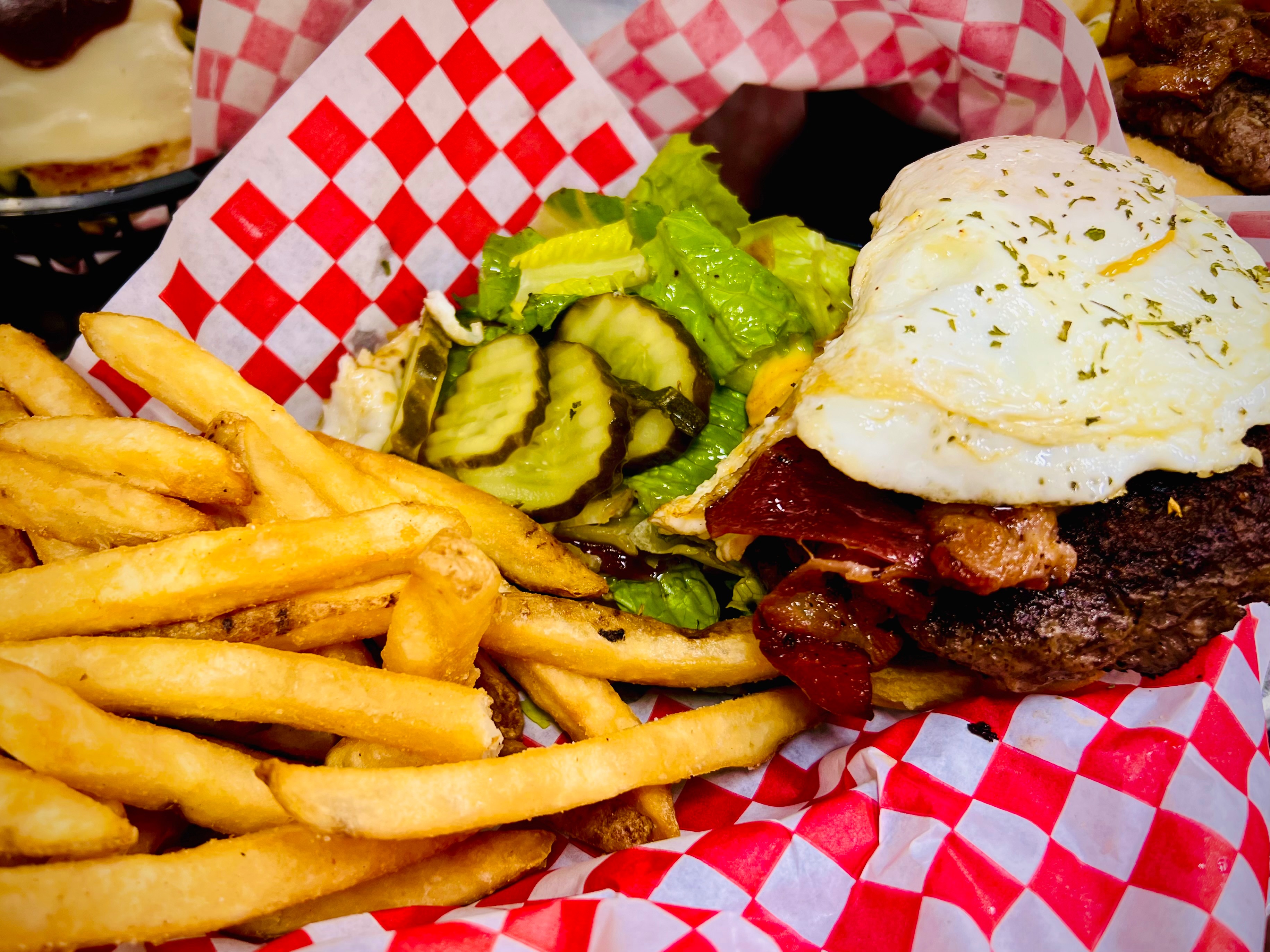 Bacon Egg and Cheeseburger