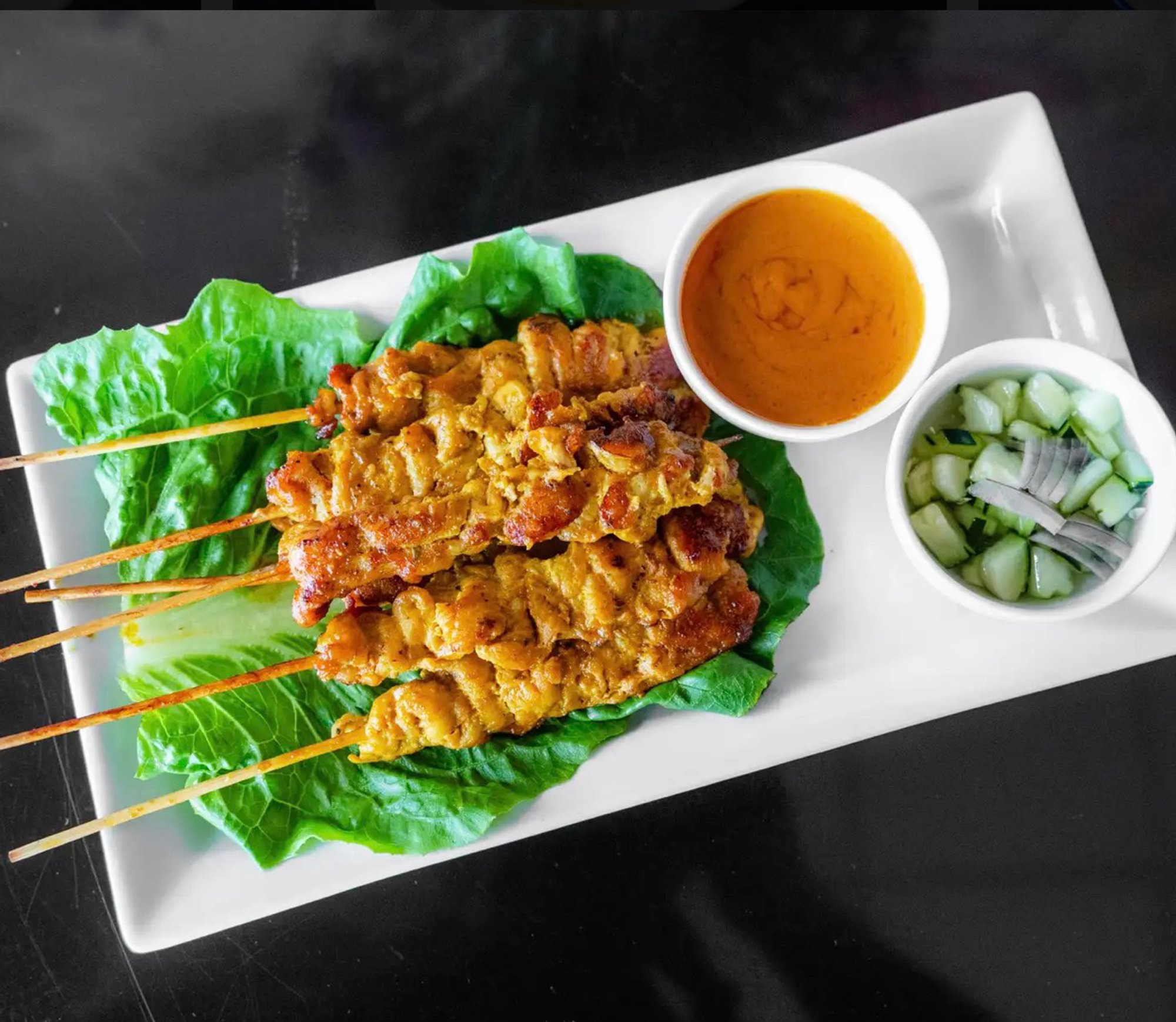 #6 Satay Chicken (6 Skewers) 🍗🍗🍗🍗🍗🍗