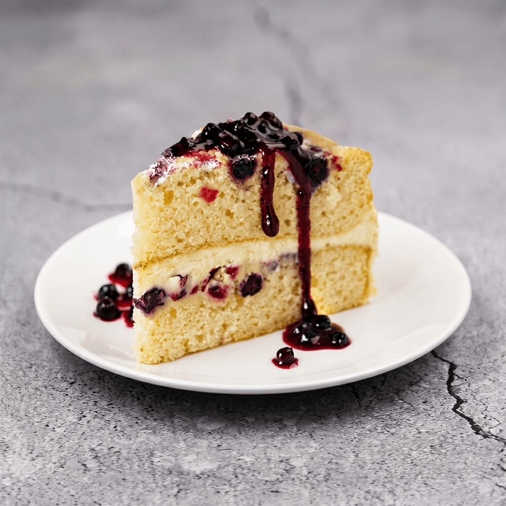 Lemon Berry Mascarpone Cake