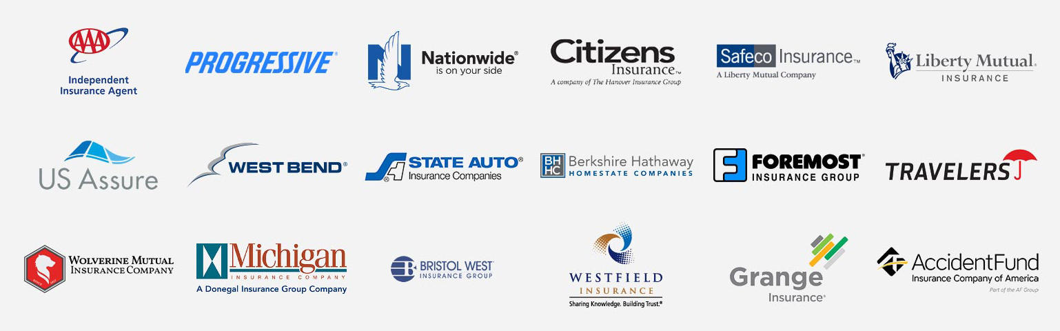 We work with 18 of the top local insurance carriers