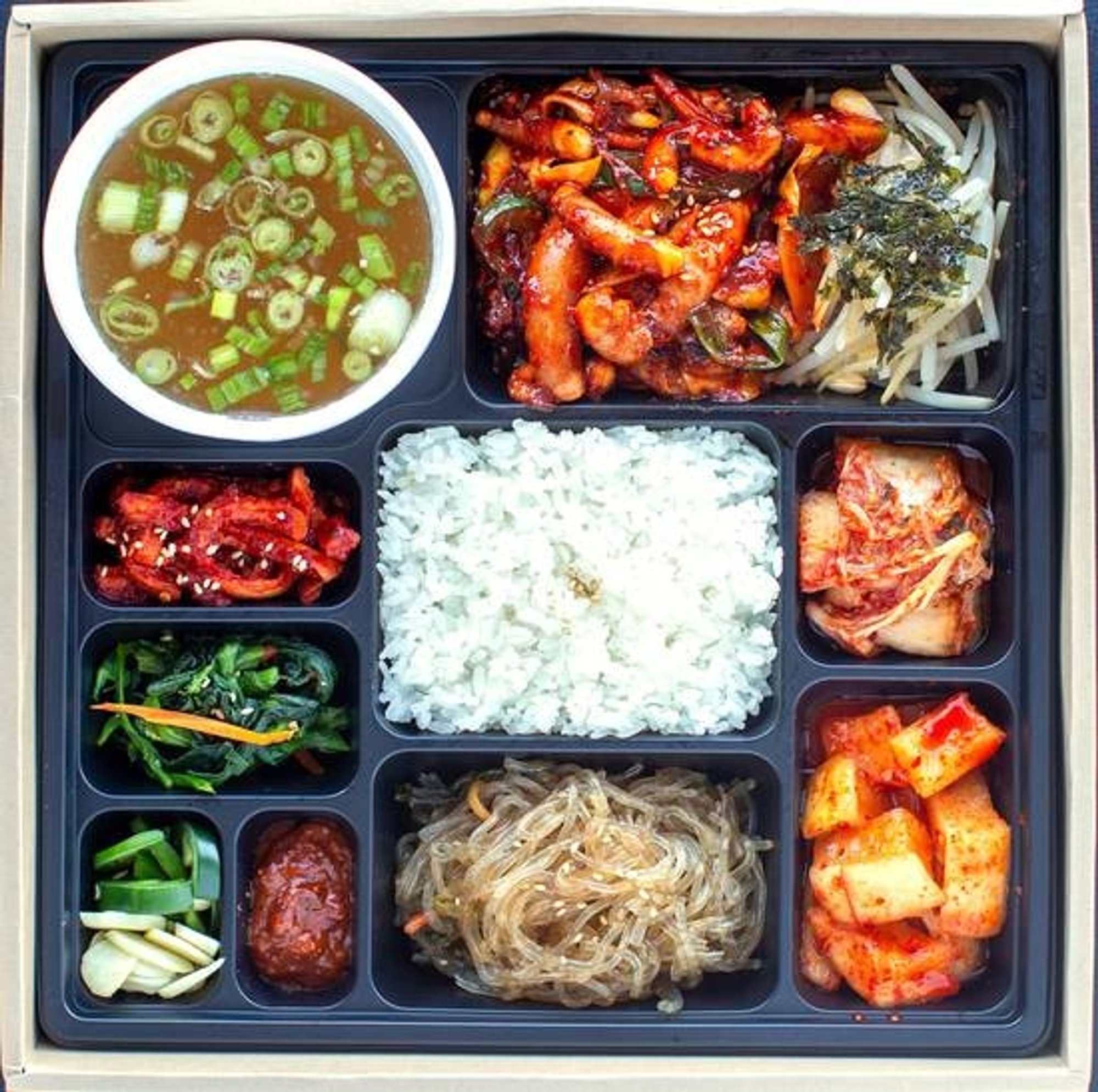 Premium spicy octopus dosirak/프리미엄 낙지볶음 도시락