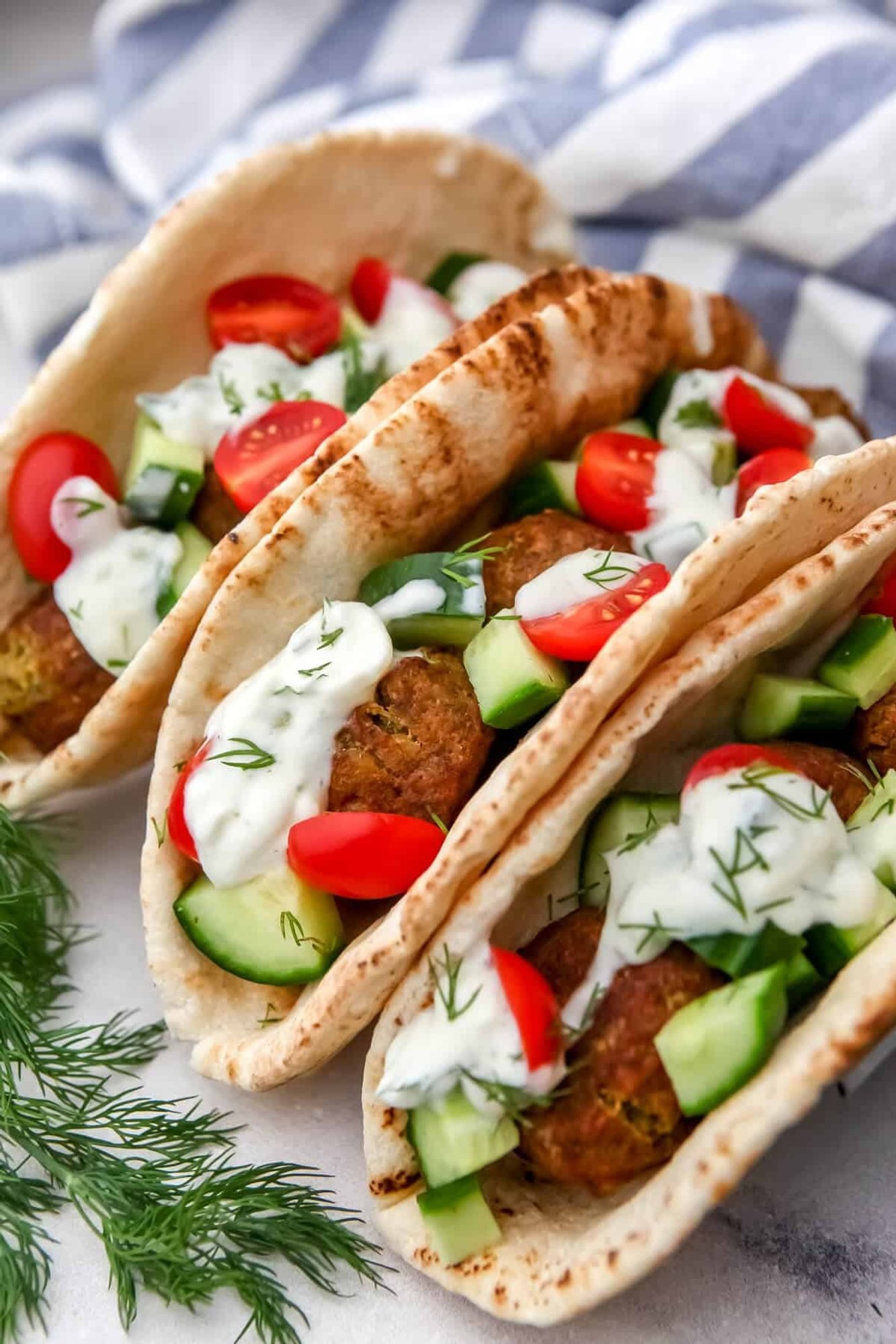 Falafel Sandwich Gyro