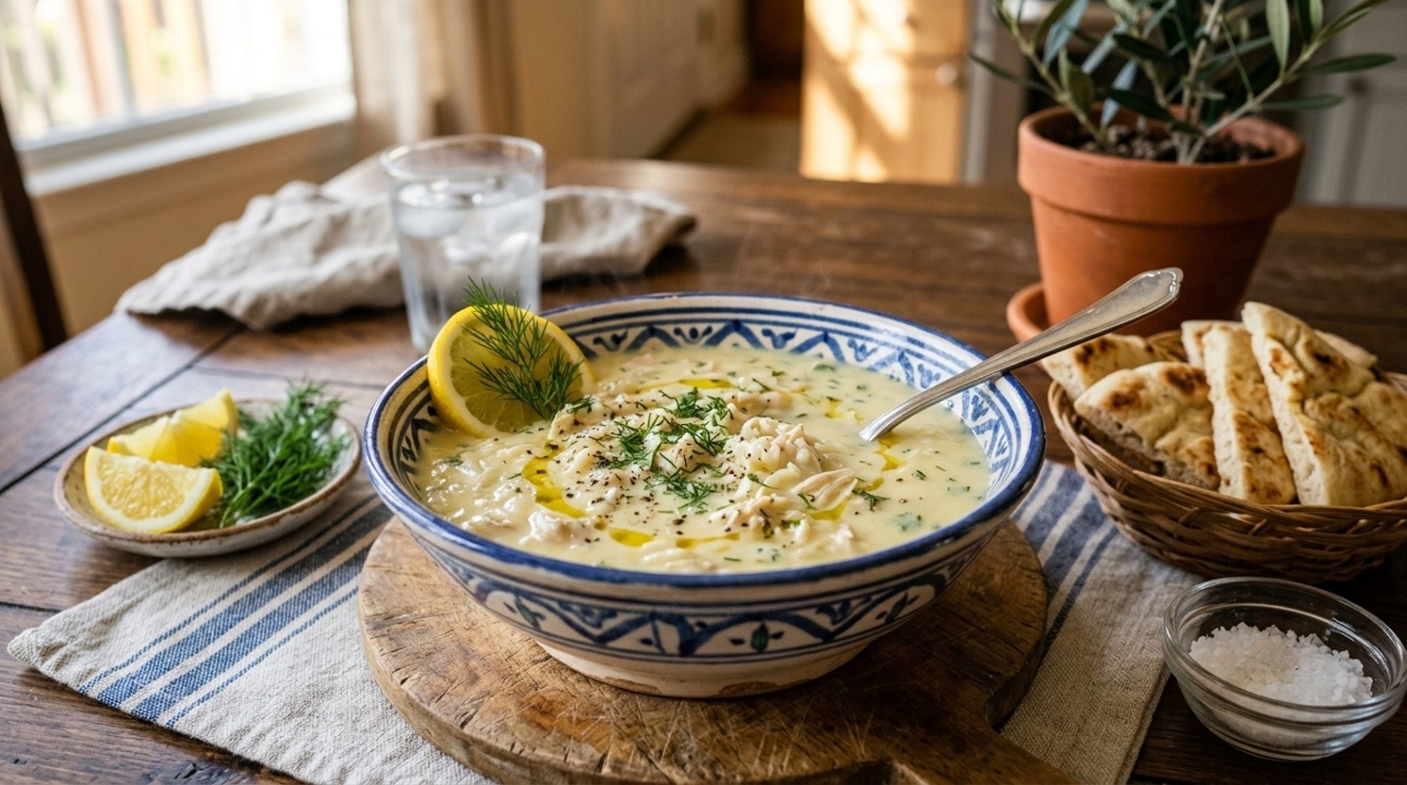 LARGE SOUP - AVGOLEMONO