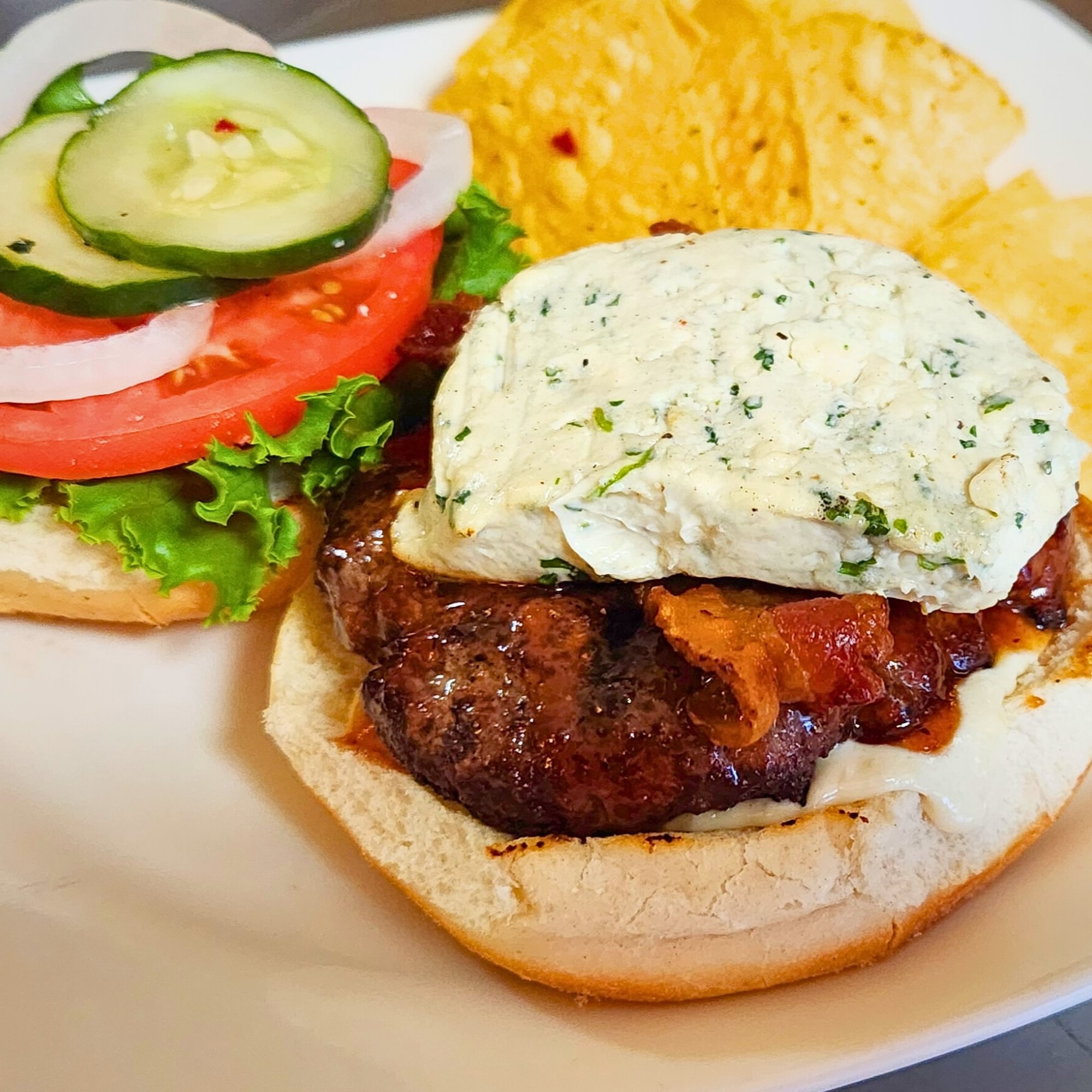 B-B-Blue Bacon Burger