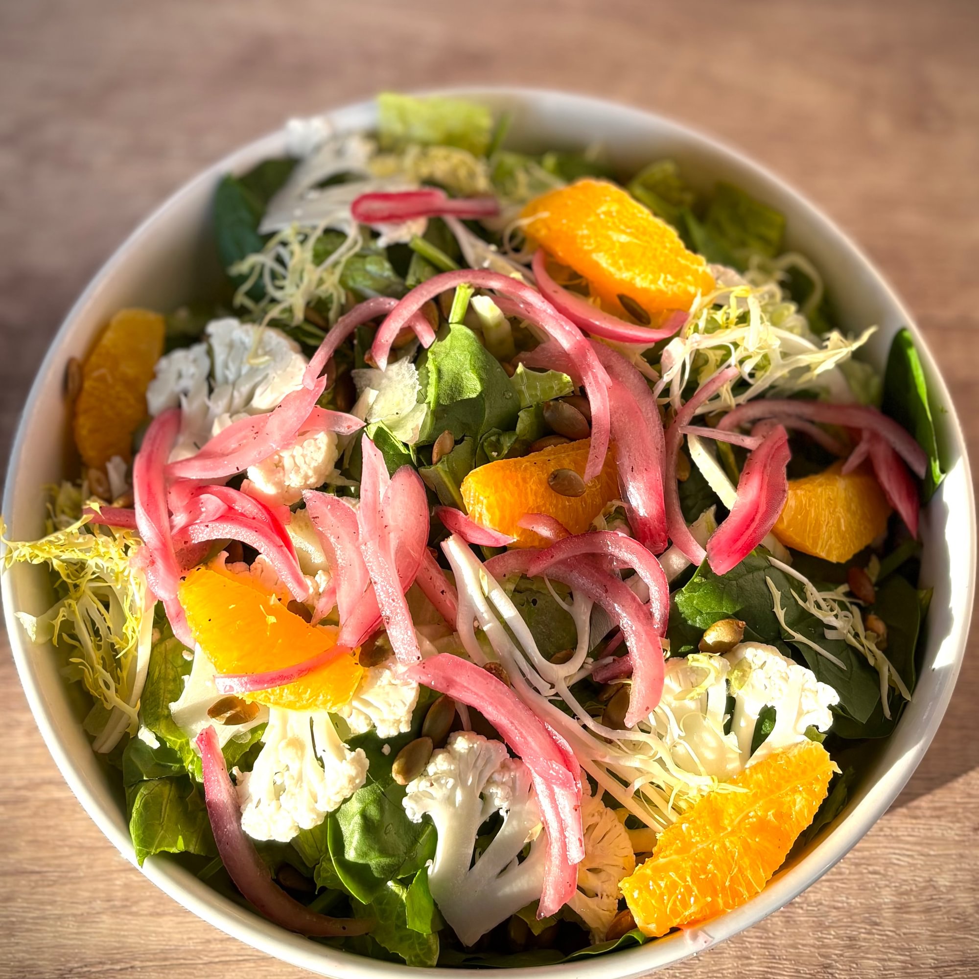 Shaved Cauliflower Salad