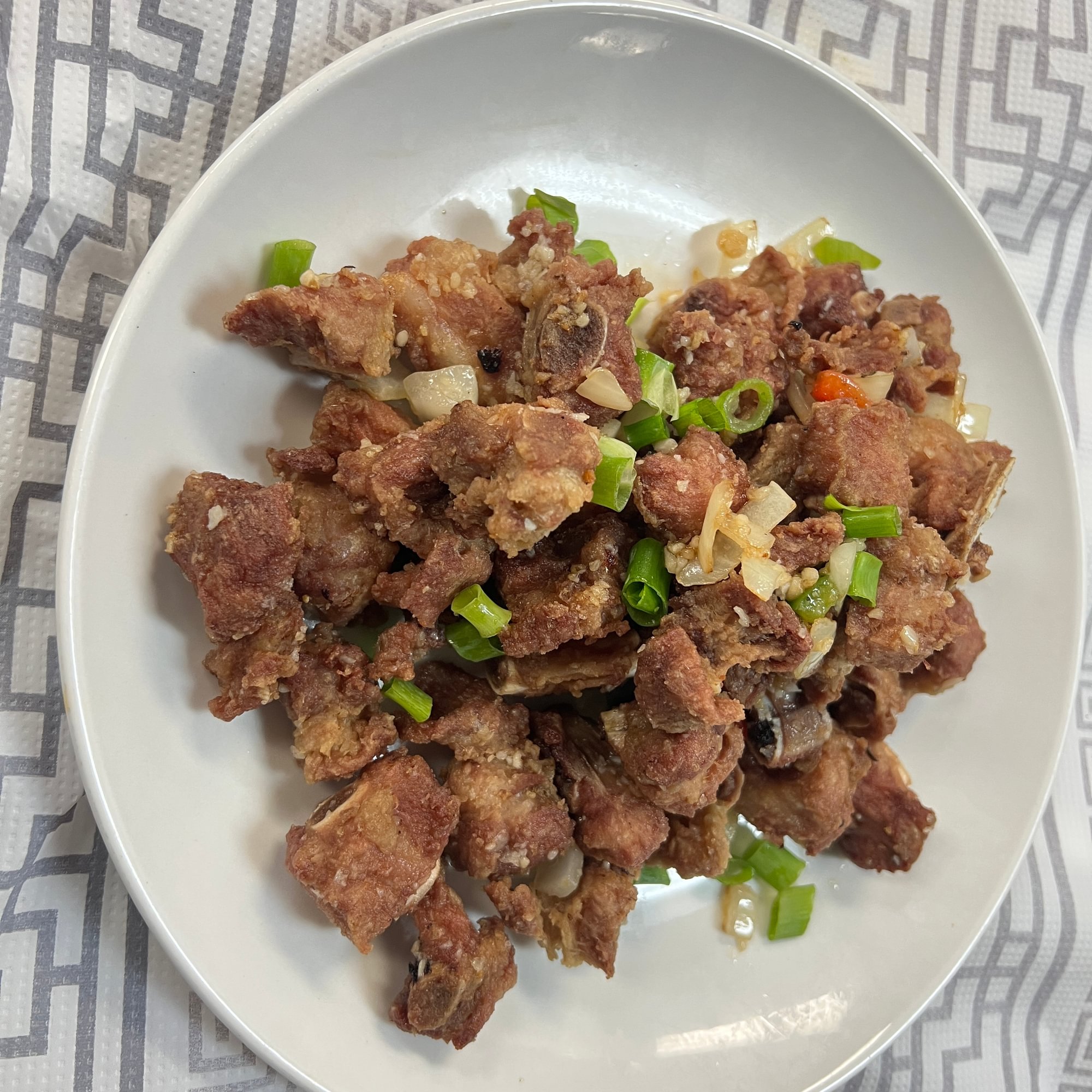 Fried Pork Ribs with Garlic 蒜香排骨
