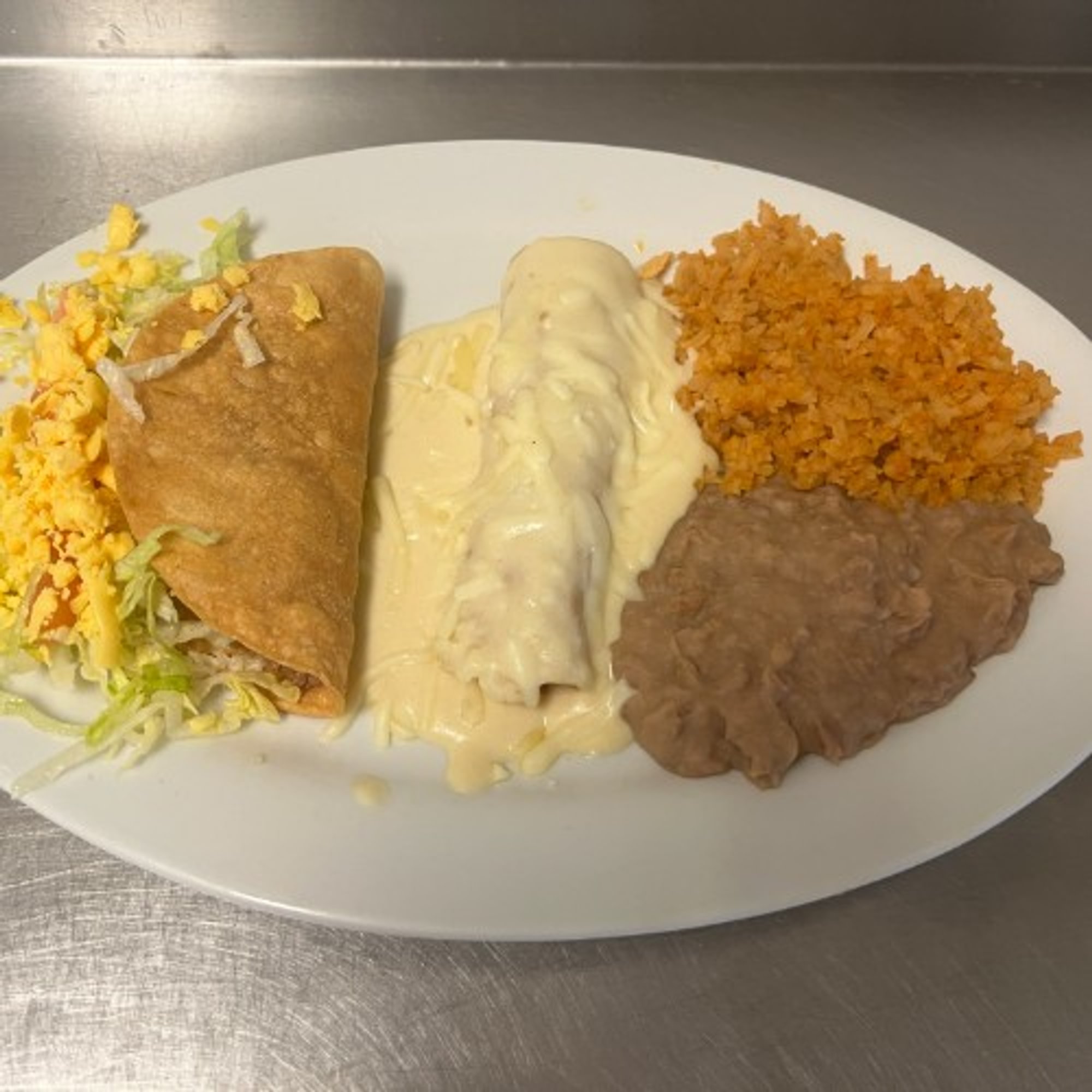 Enchilada & Taco Plate