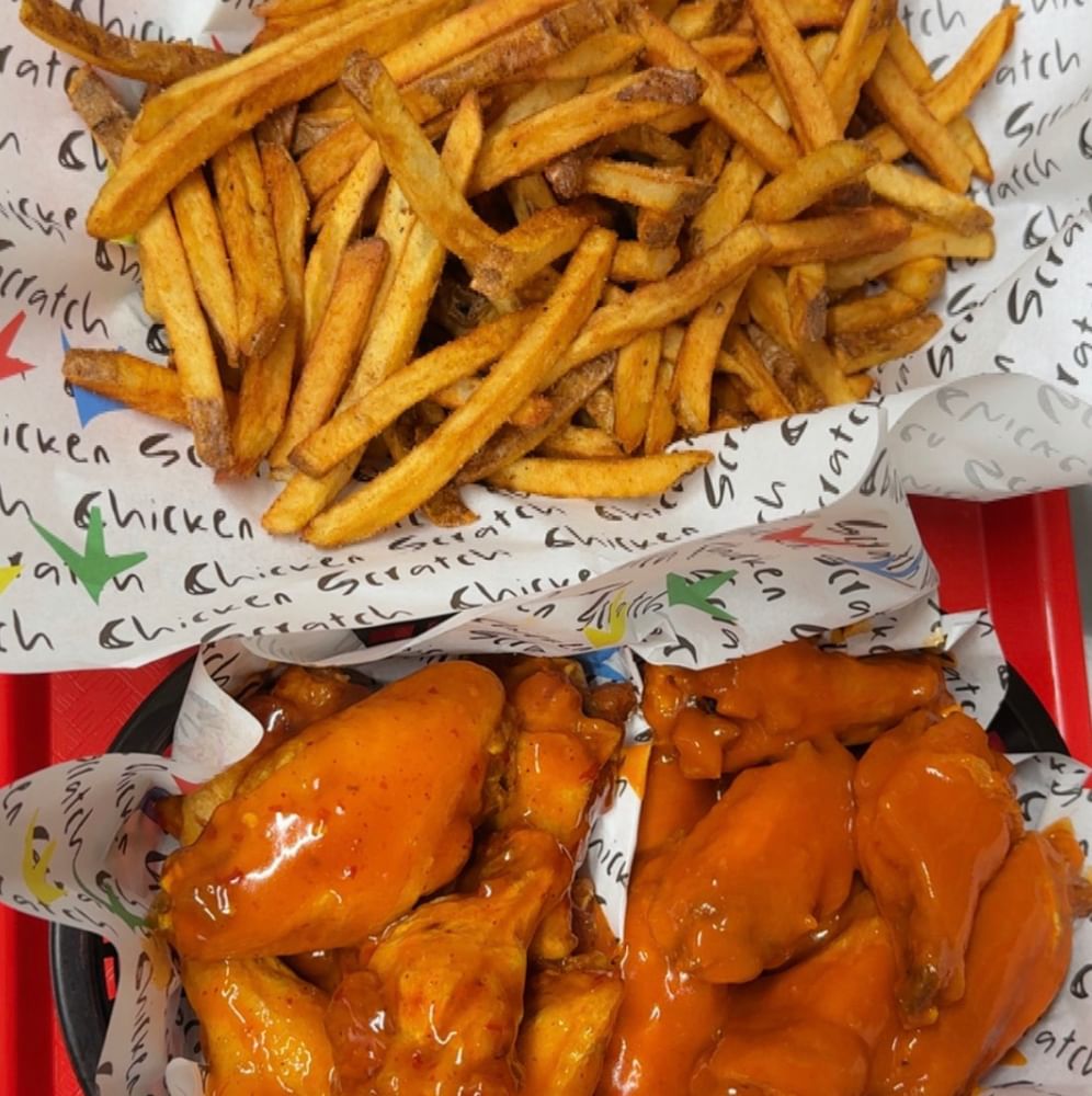 10 Wings Combo (Up to 2 Flavors)