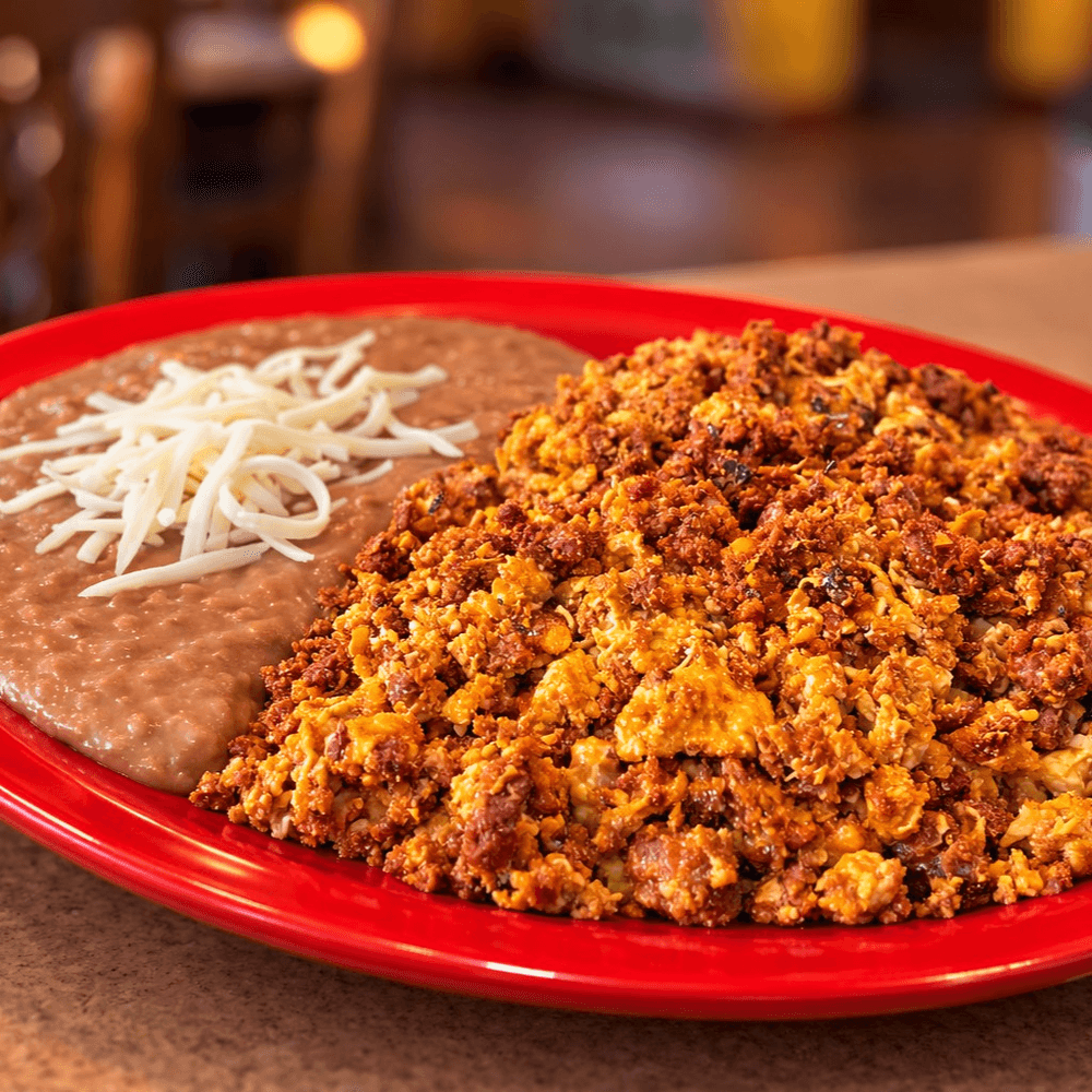 Chorizo and Eggs Plate
