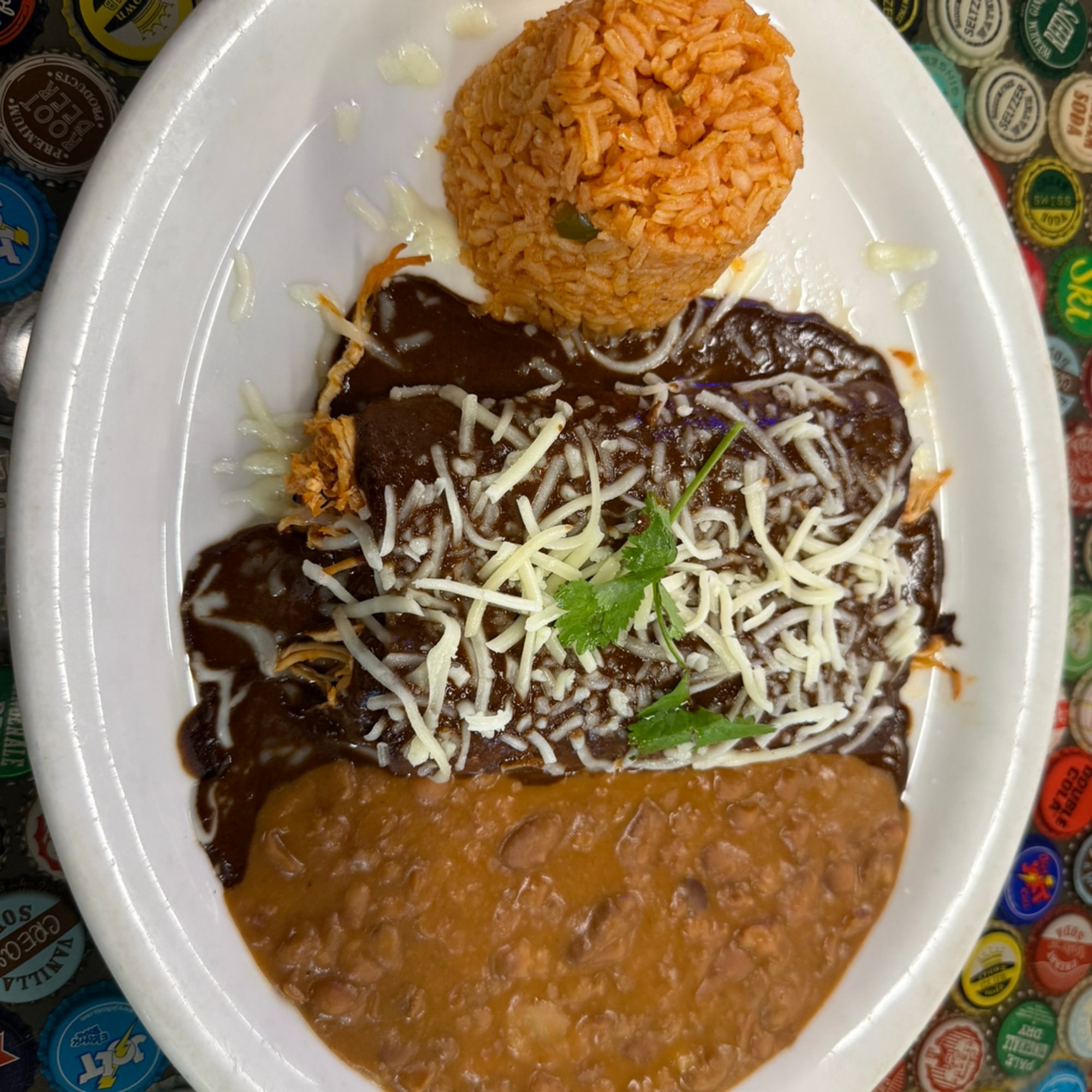 Mole 3 Enchiladas