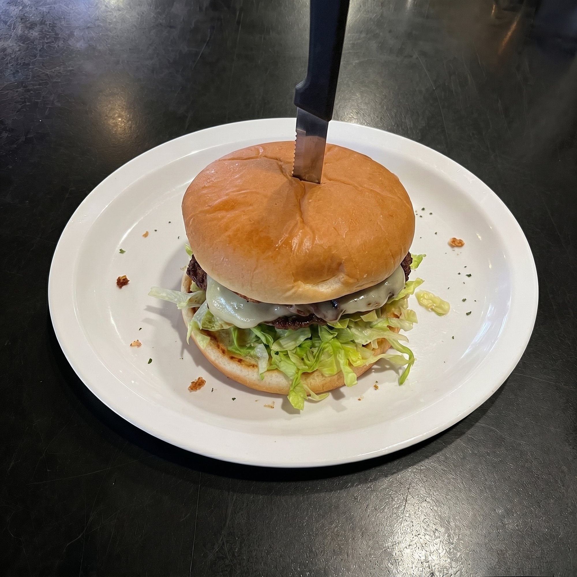 Mushroom Swiss Burger