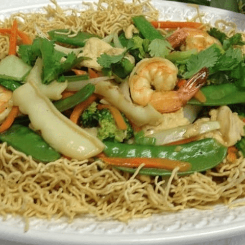T10. Seafood Fried Egg Noodle w/ Veggies (MXD HS)