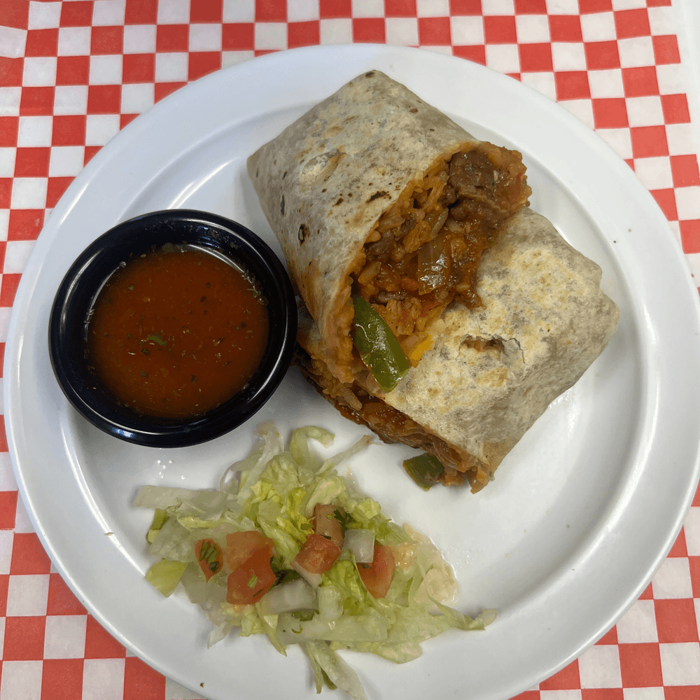 Burrito-Bistec Ranchero