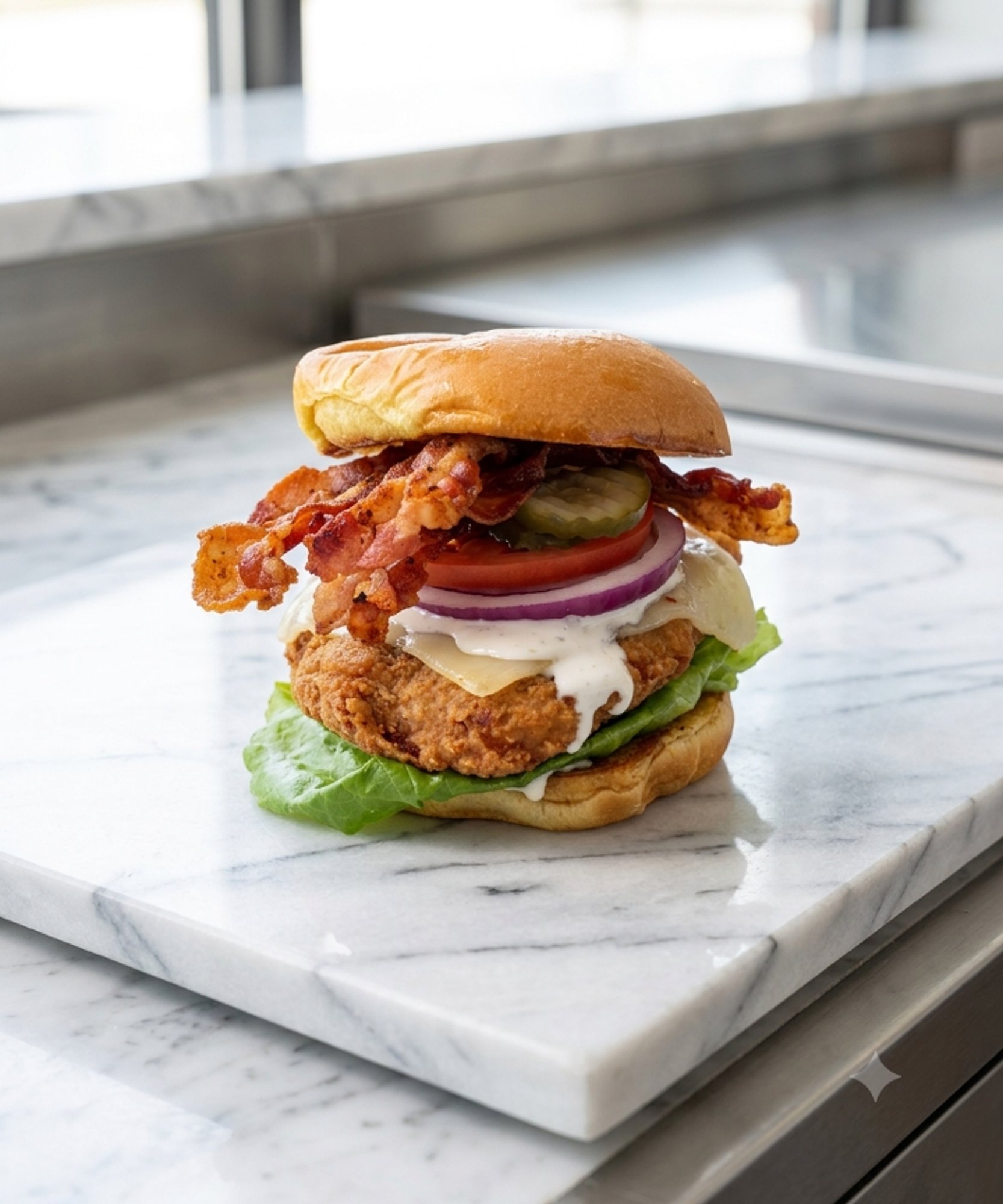 Country Fried Chicken Ranch Sandwich