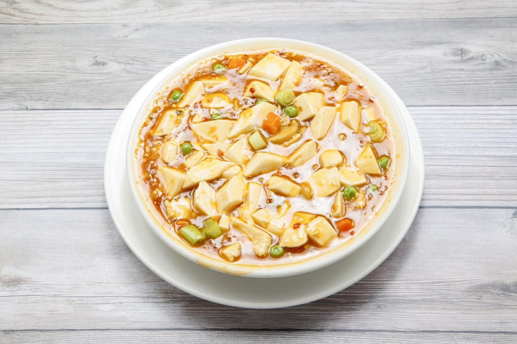 Ma bo bean curd (with beef) / 麻婆豆腐