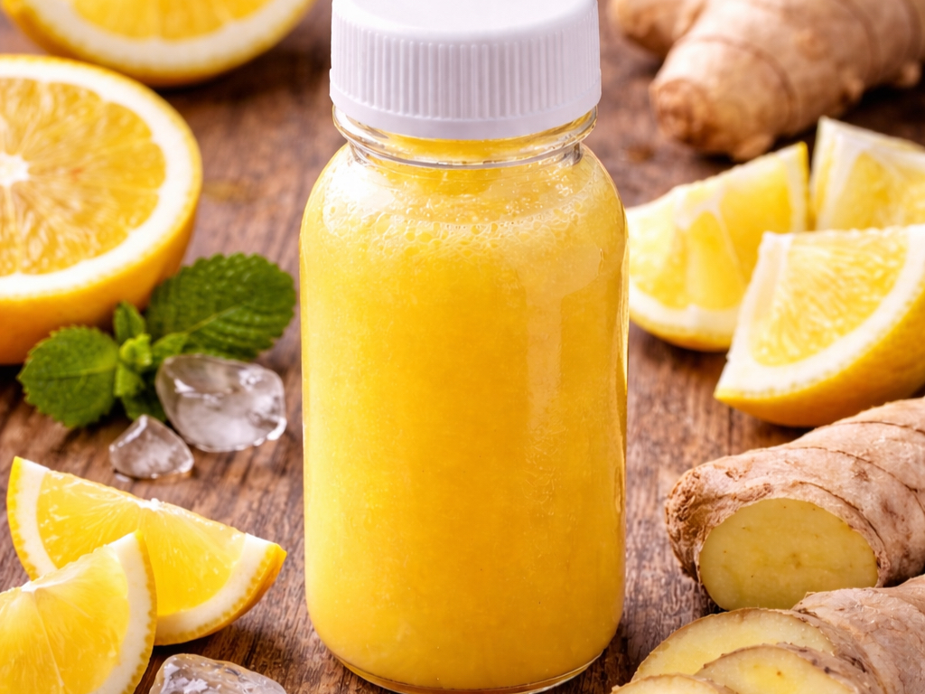 Lemon and Ginger Shot