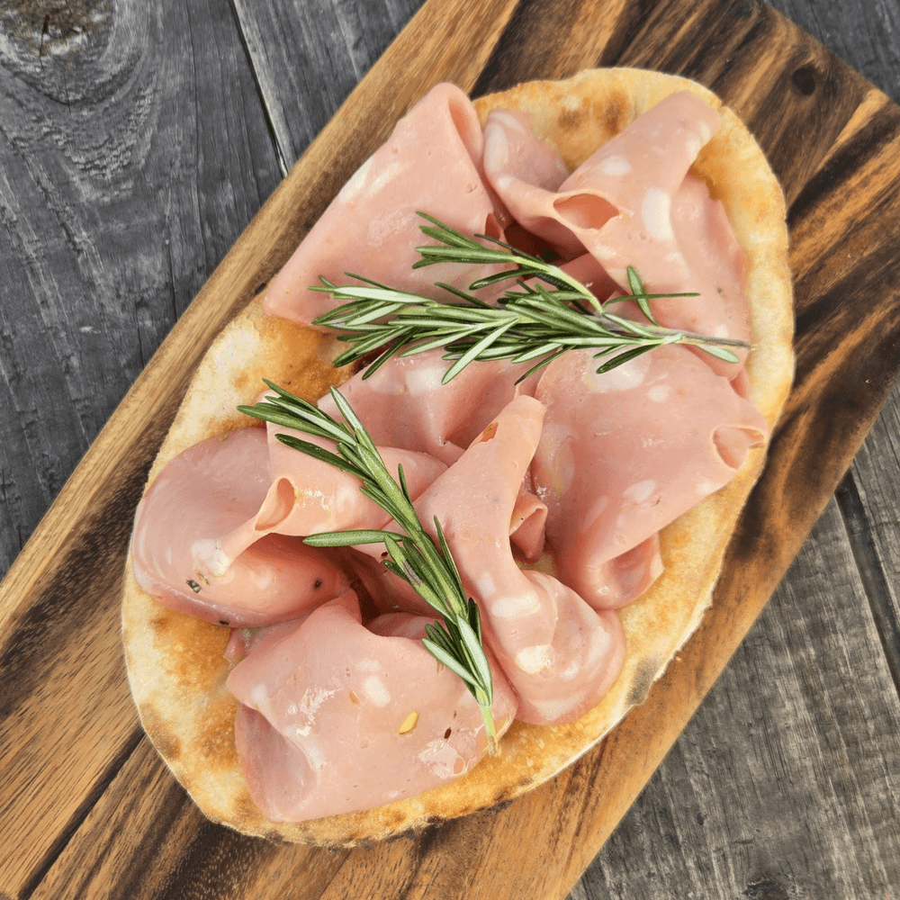 Focaccia with Mortadella