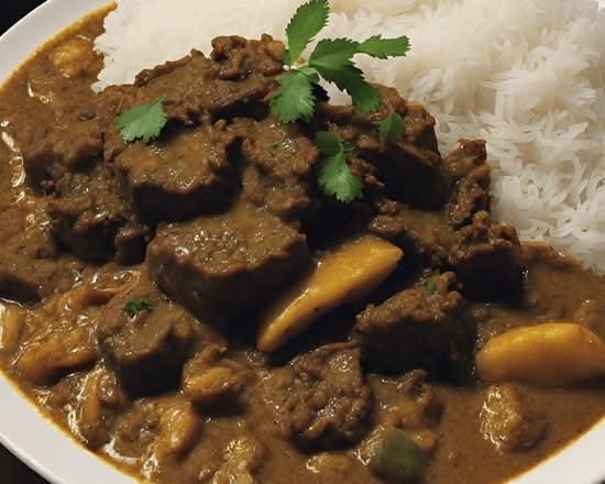 Beef Curry Over Rice