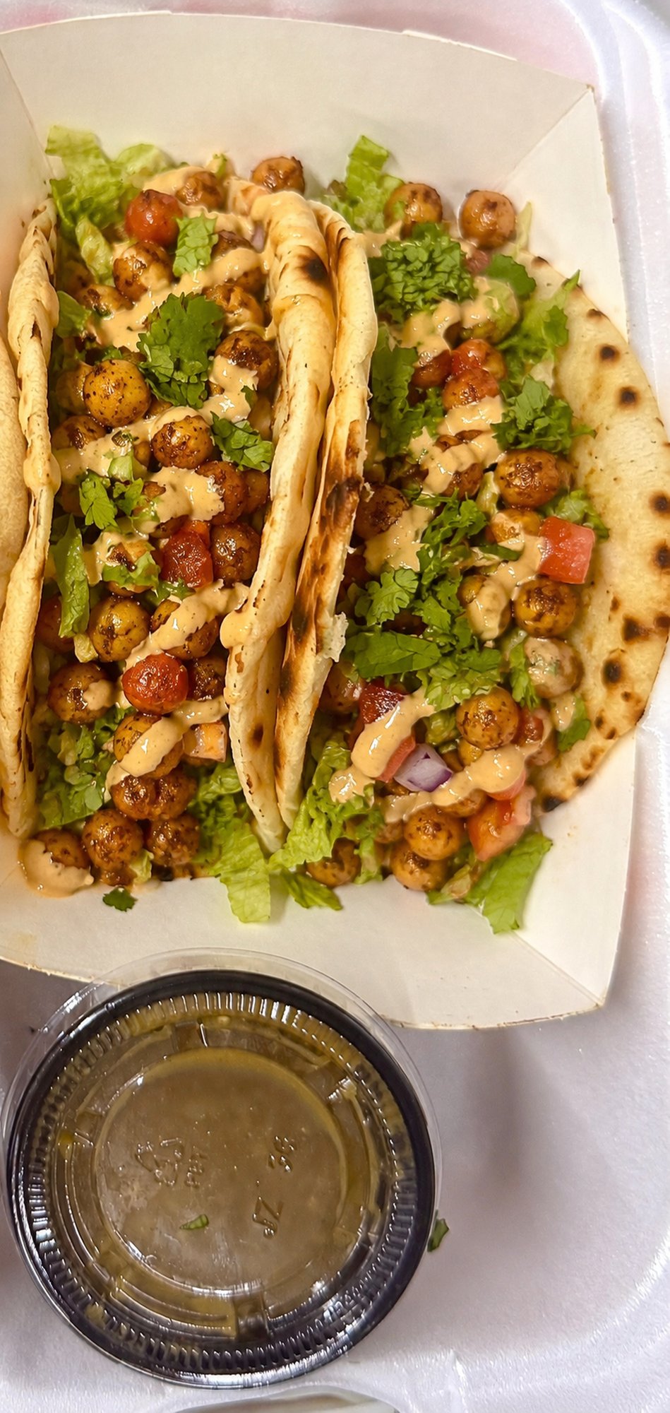 Fiesta Chickpeas Tacos (V)