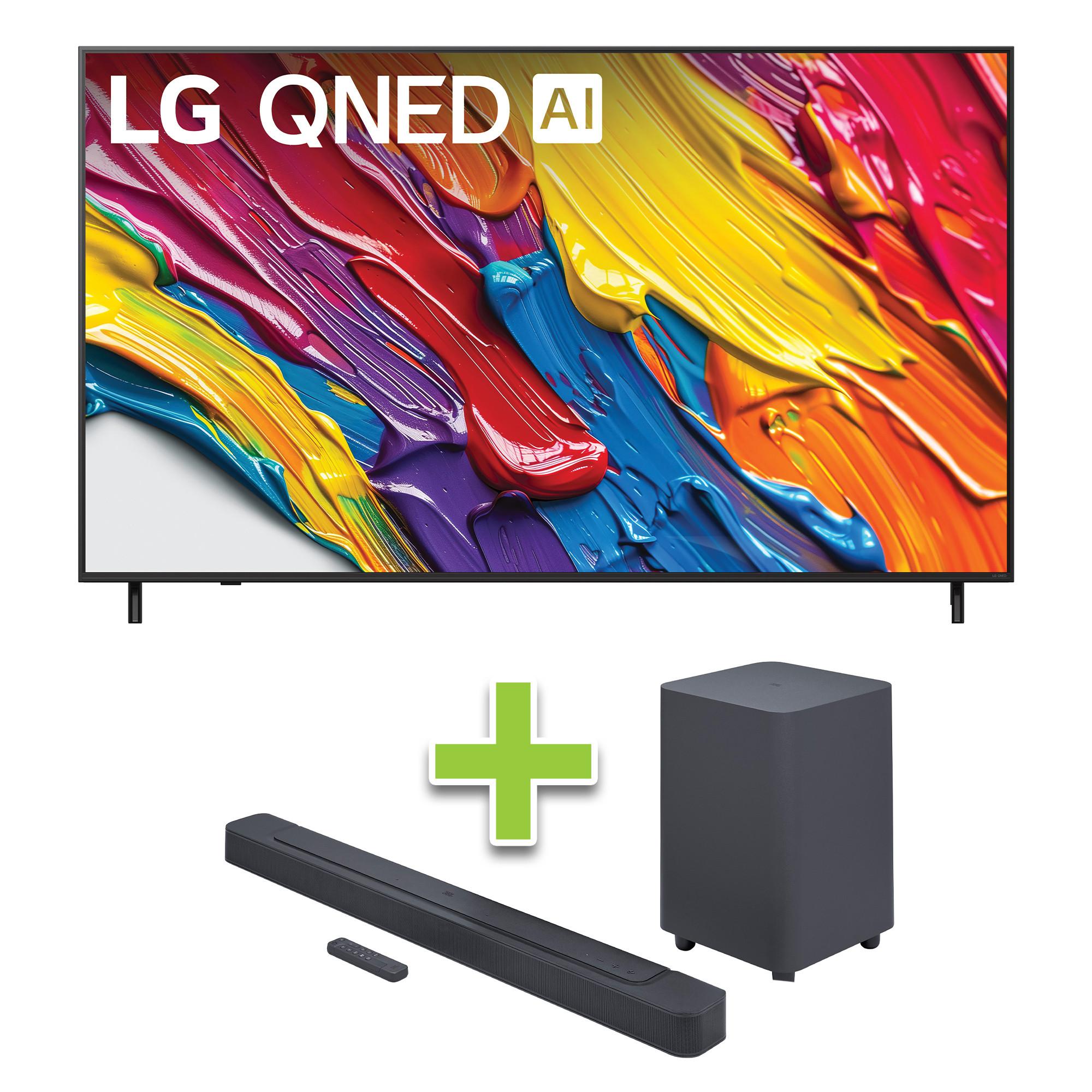LG 75" 4K QNED Smart TV w/ webOS 25 & JBL 5.1 ch. Soundbar w/ Wireless Subwoofer