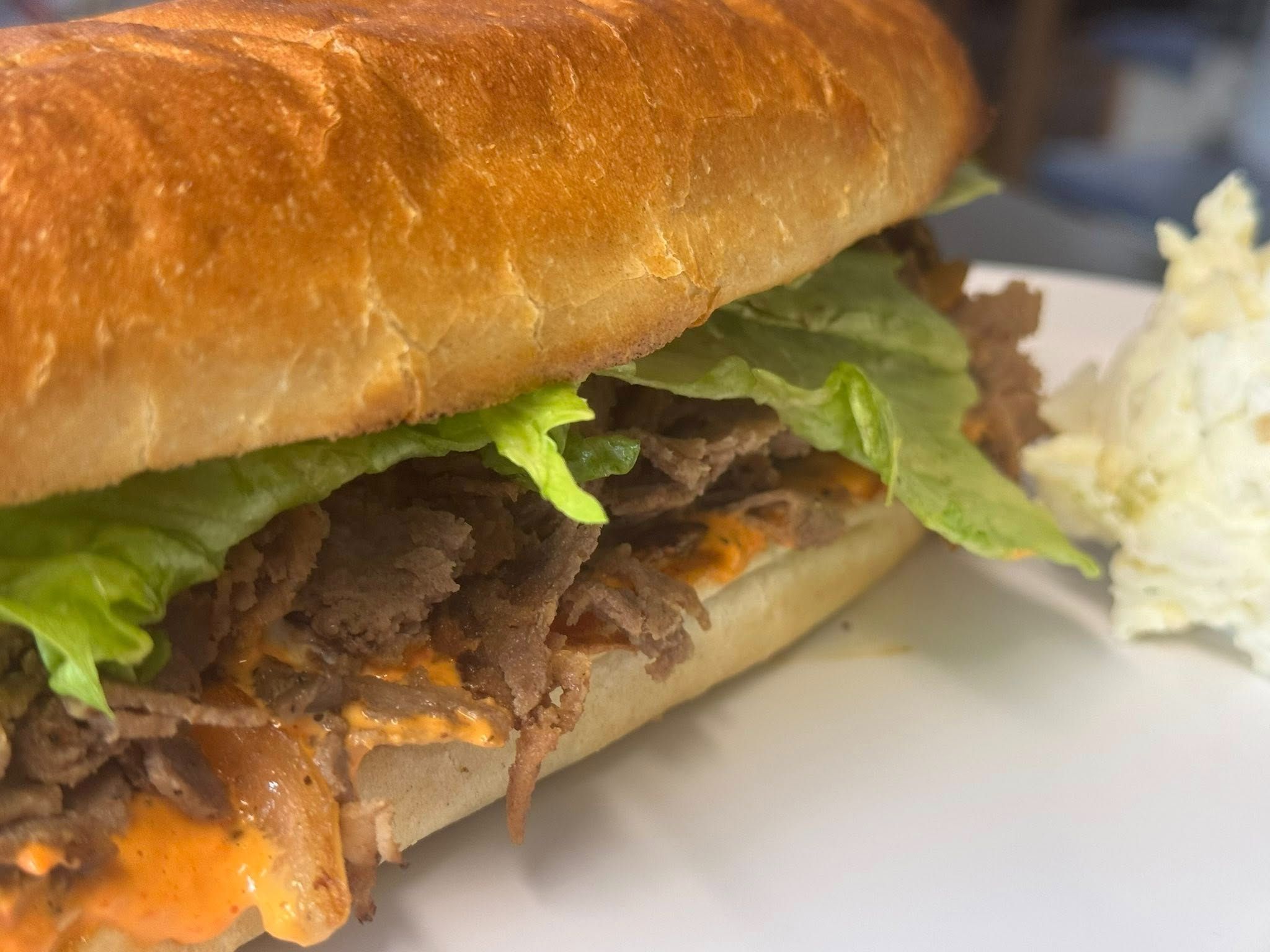 Roasted Red Mohawk Cheesesteak