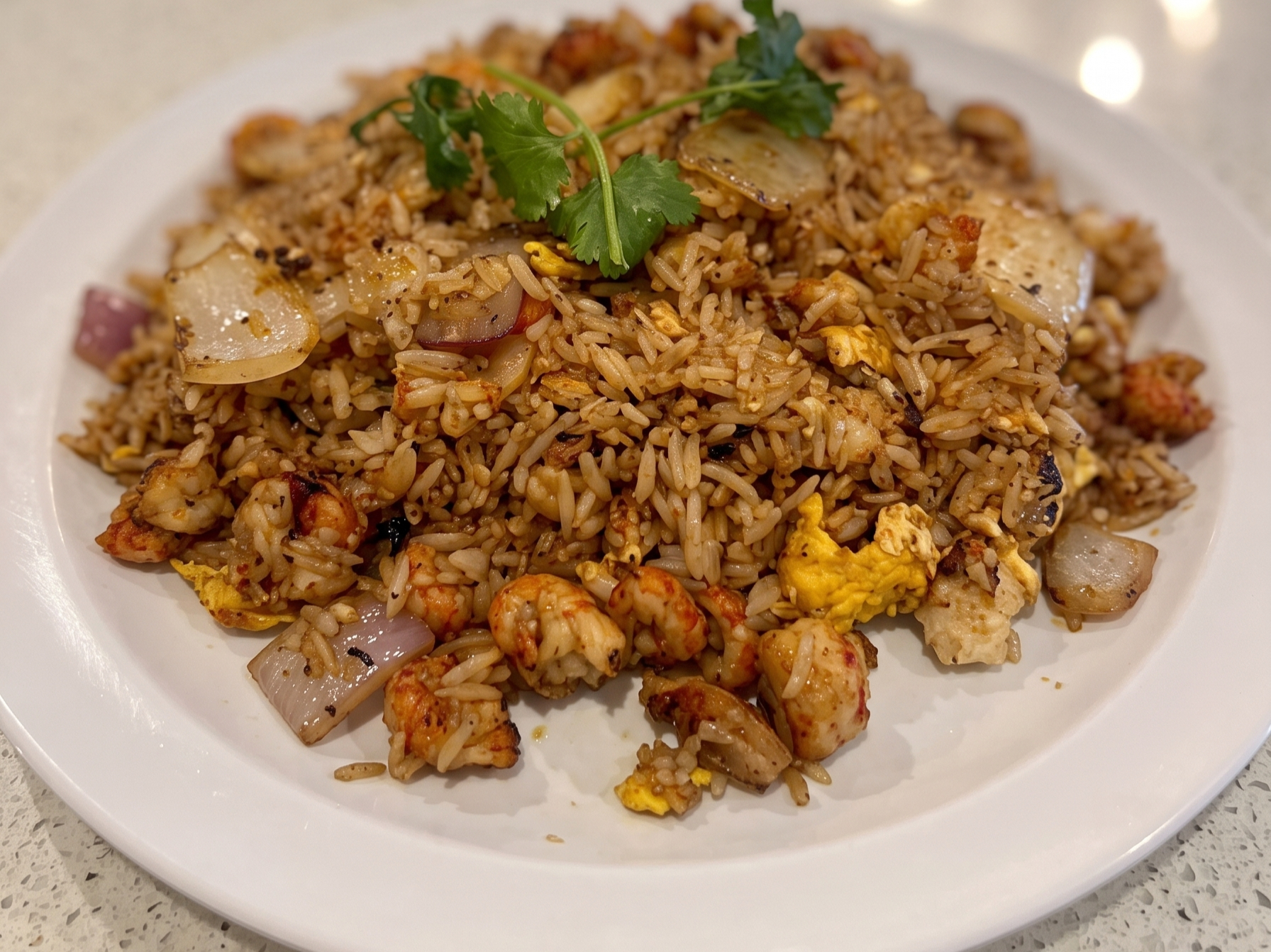 35.Fried Rice With Crawfish