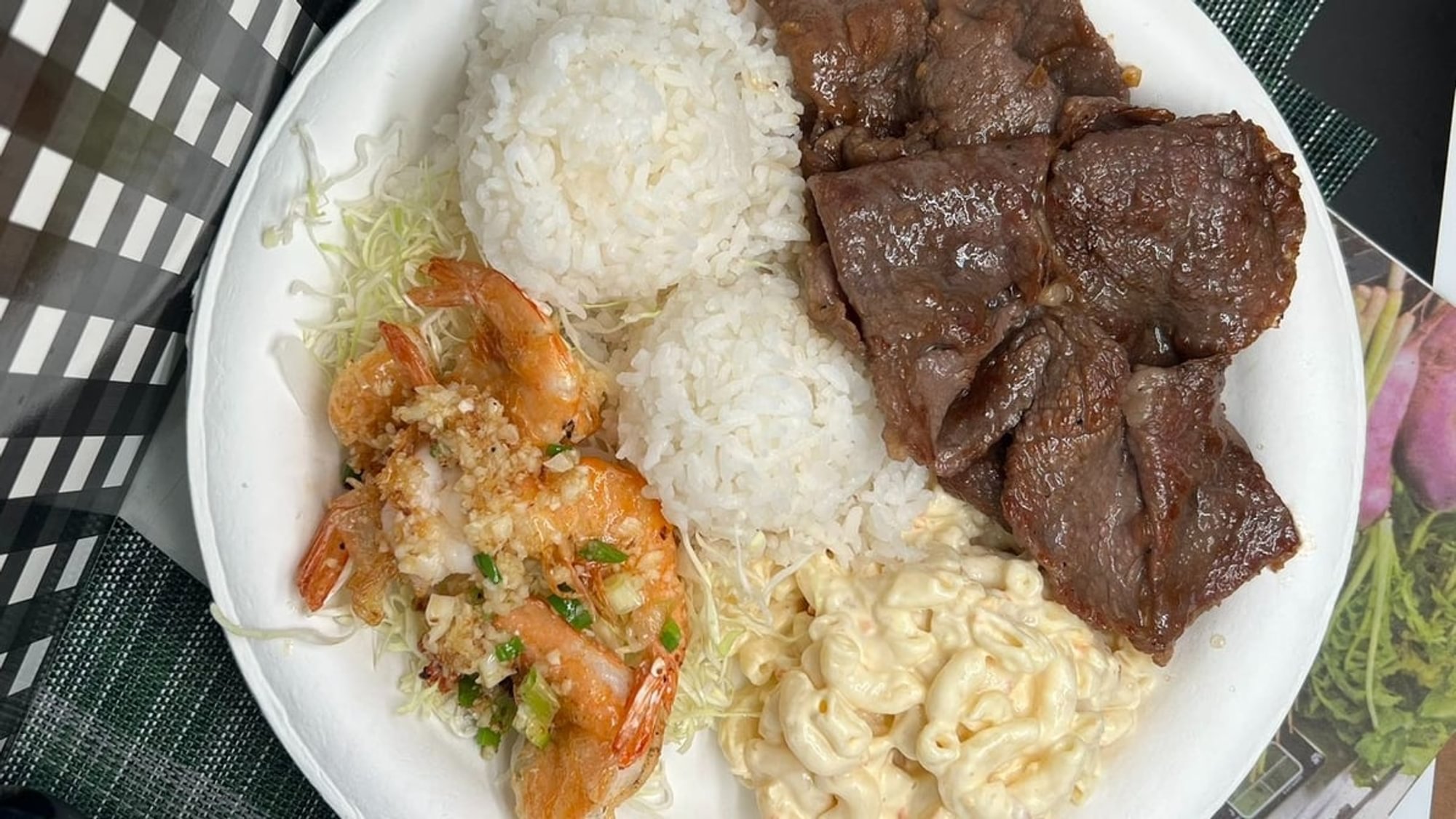 Teri Yaki Steak/Garlic Shrimp